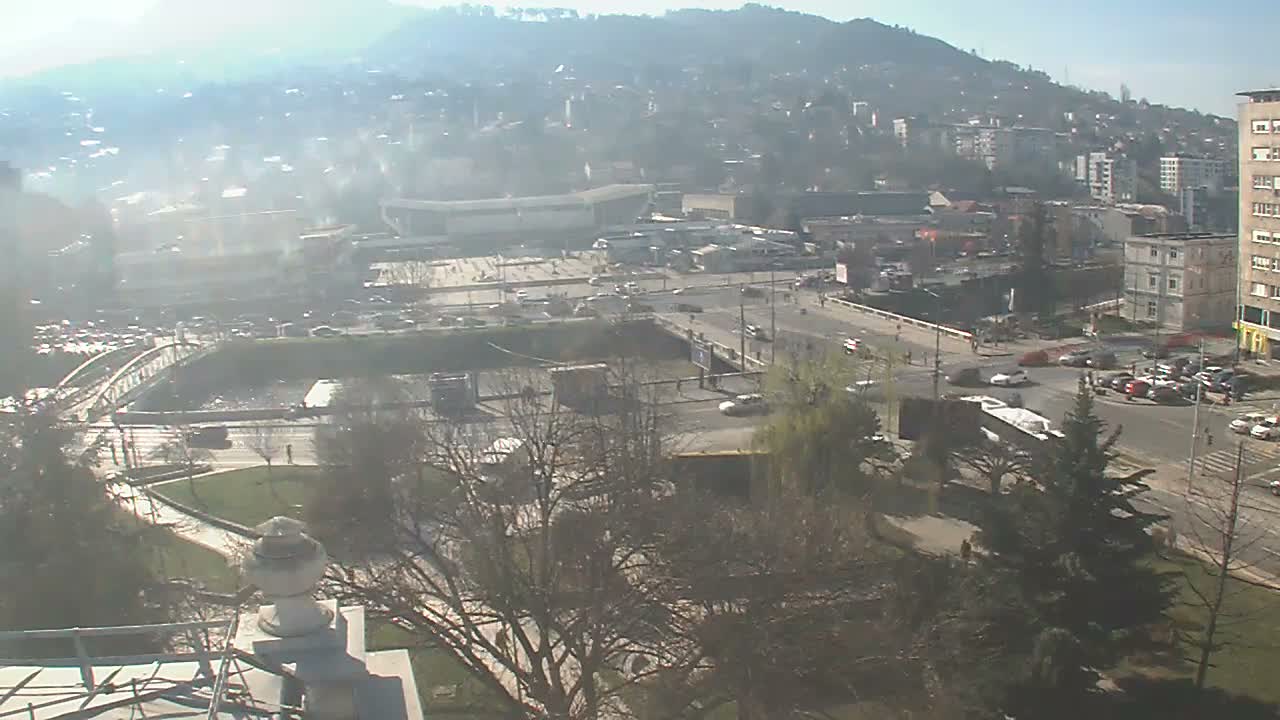 Općina (Municipality) Centar Sarajevo Skyline Live Cam - Centar, Sarajevo, Sarajevo Canton, Federation of Bosnia and Herzegovina,  Bosnia and Herzegovina