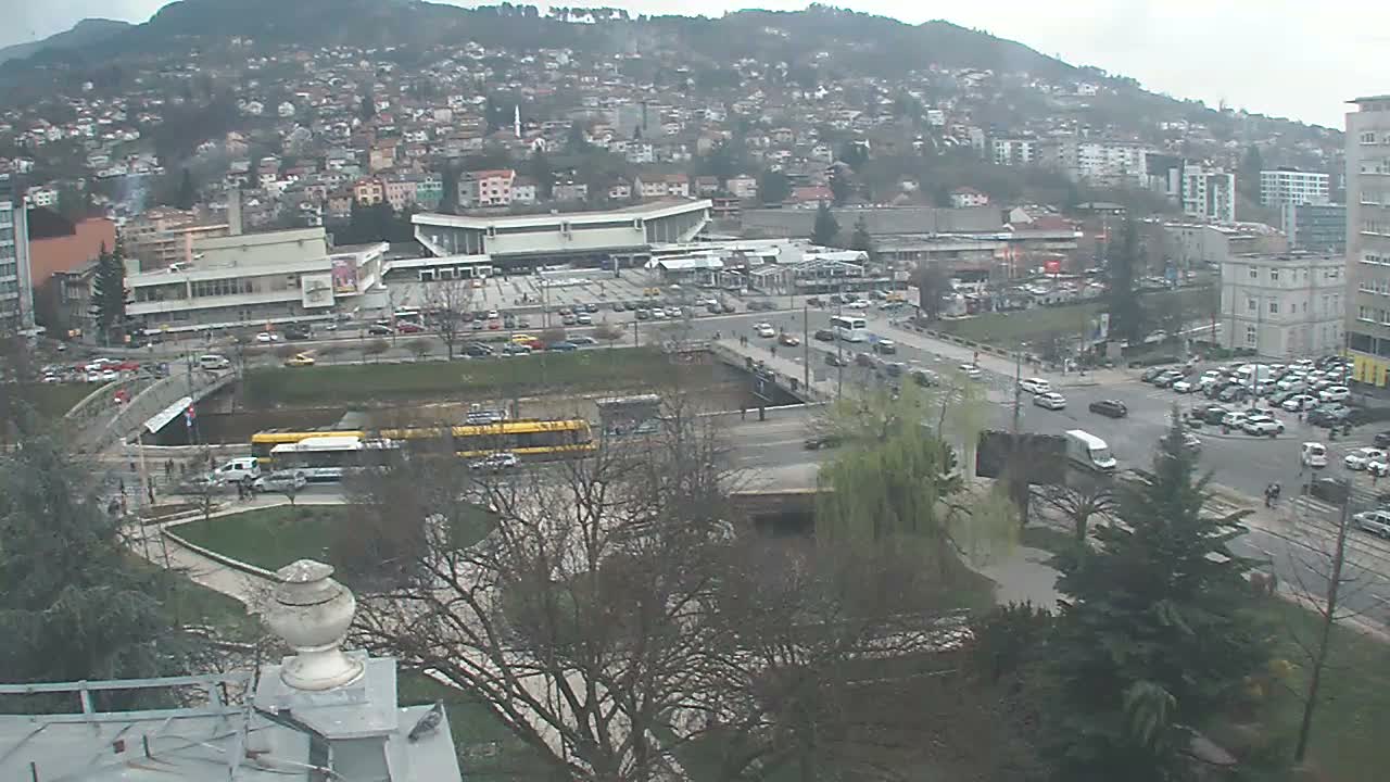 Općina (Municipality) Centar Sarajevo Skyline Live Cam - Centar, Sarajevo, Sarajevo Canton, Federation of Bosnia and Herzegovina,  Bosnia and Herzegovina