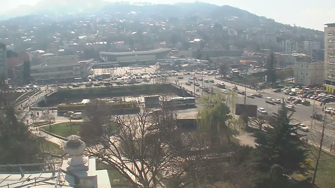 Općina (Municipality) Centar Sarajevo Skyline Live Cam - Centar, Sarajevo, Sarajevo Canton, Federation of Bosnia and Herzegovina,  Bosnia and Herzegovina