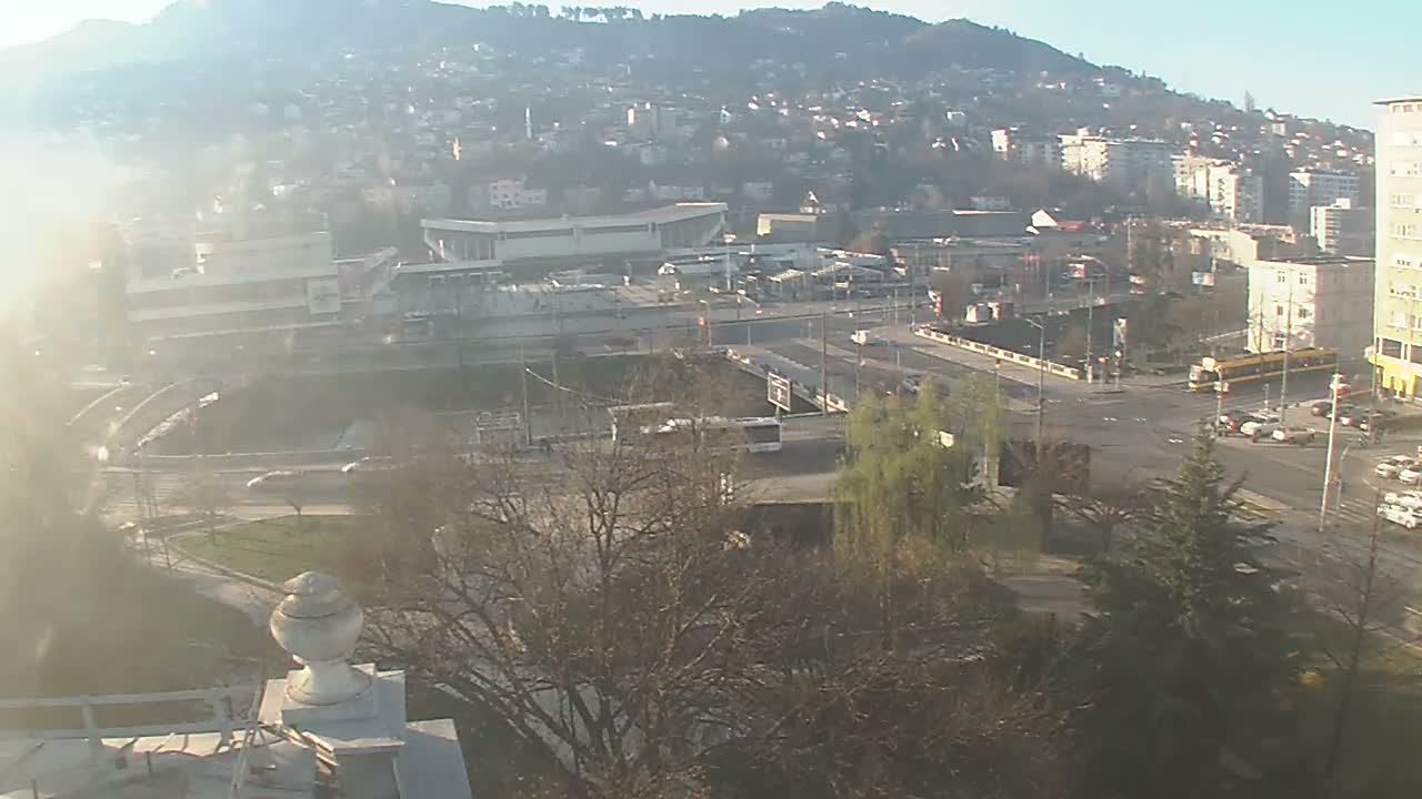 Općina (Municipality) Centar Sarajevo Skyline Live Cam - Centar, Sarajevo, Sarajevo Canton, Federation of Bosnia and Herzegovina,  Bosnia and Herzegovina