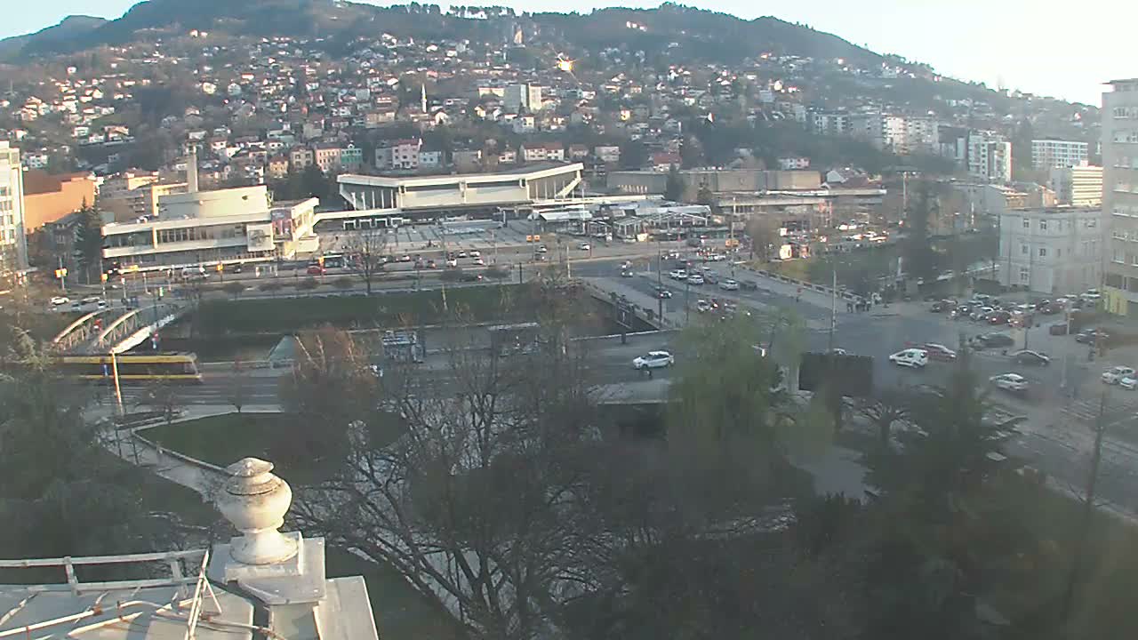 Općina (Municipality) Centar Sarajevo Skyline Live Cam - Centar, Sarajevo, Sarajevo Canton, Federation of Bosnia and Herzegovina,  Bosnia and Herzegovina
