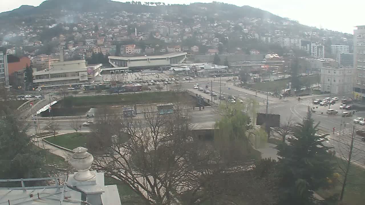 Općina (Municipality) Centar Sarajevo Skyline Live Cam - Centar, Sarajevo, Sarajevo Canton, Federation of Bosnia and Herzegovina,  Bosnia and Herzegovina