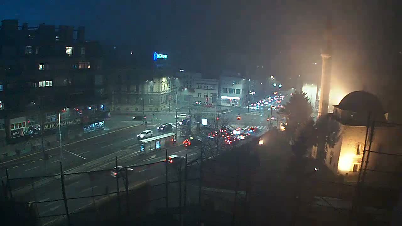 Općina ( Municipality ) Centar Sarajevo Hamza HumeMarsala Tita St Junction & Alipasina Mosque Live Cam - Centar, Sarajevo, Federation of Bosnia and Herzegovina,  Bosnia and Herzegovina 