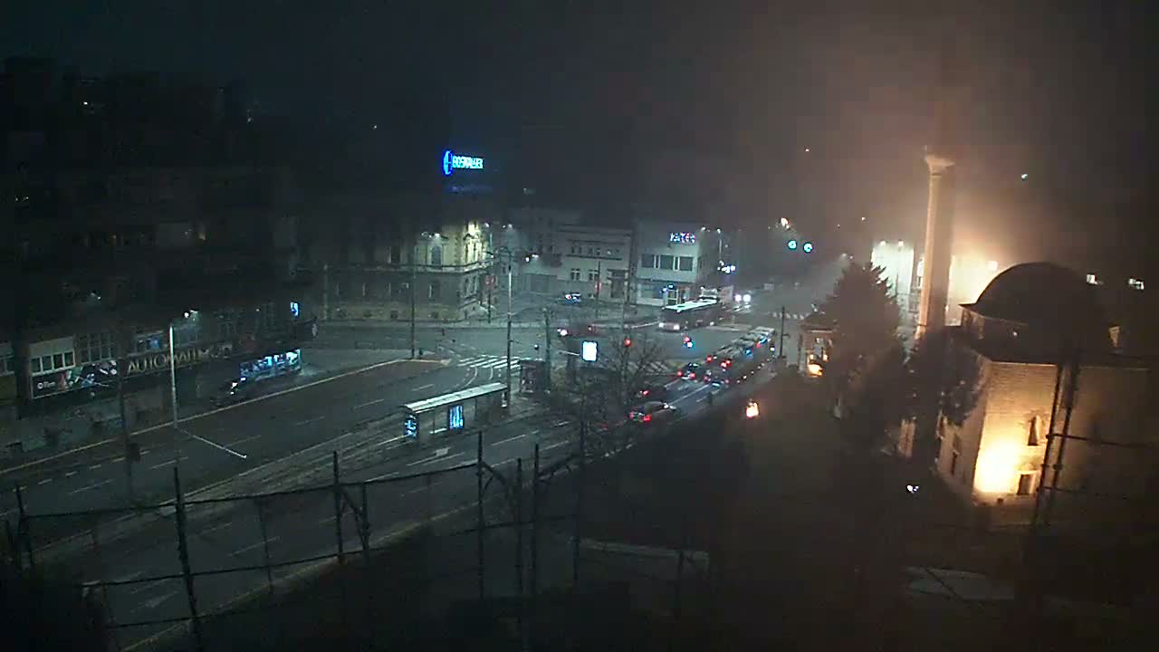 Općina ( Municipality ) Centar Sarajevo Hamza HumeMarsala Tita St Junction & Alipasina Mosque Live Cam - Centar, Sarajevo, Federation of Bosnia and Herzegovina,  Bosnia and Herzegovina 
