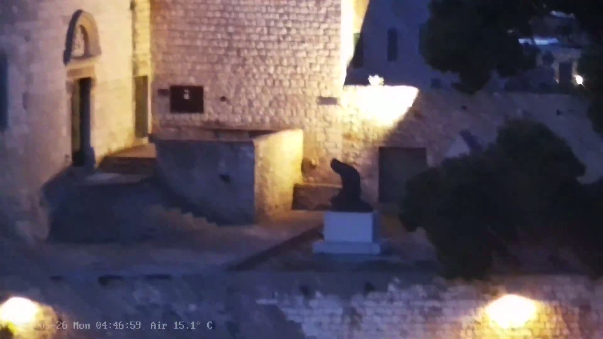 Dalmatia, Hvar Town  & Adriatic Coast Beach Kriza Panaromic Live Cam - Hvar, Grad Hvar, Split-Dalmatia, Croatia