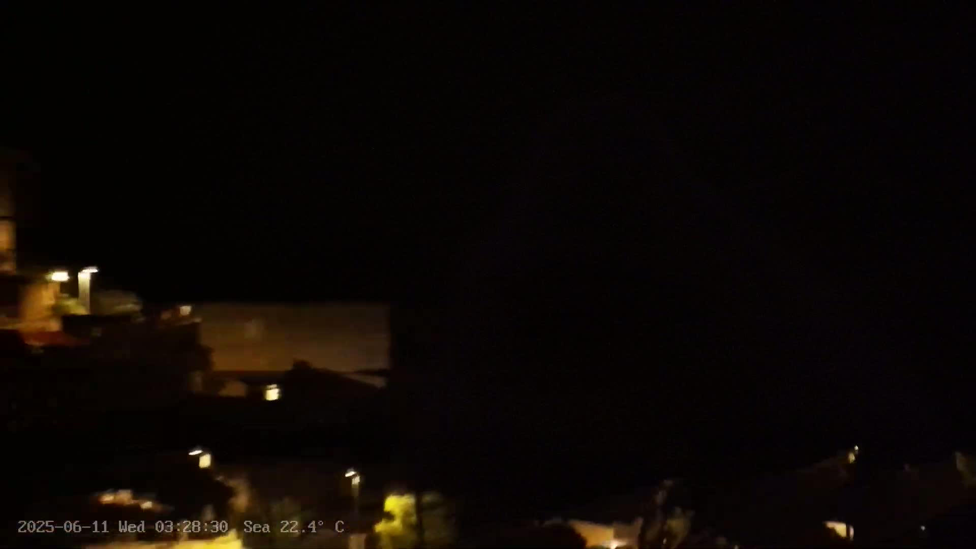 Dalmatia, Hvar Town  & Adriatic Coast Beach Kriza Panaromic Live Cam - Hvar, Grad Hvar, Split-Dalmatia, Croatia