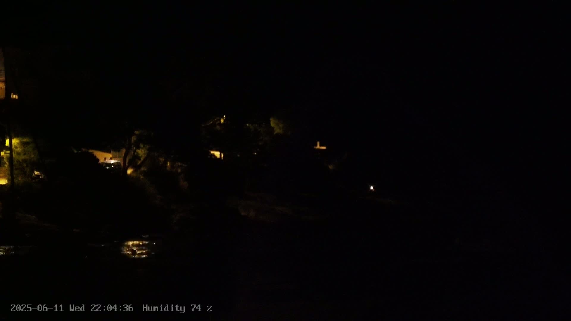 Dalmatia, Hvar Town  & Adriatic Coast Beach Kriza Panaromic Live Cam - Hvar, Grad Hvar, Split-Dalmatia, Croatia