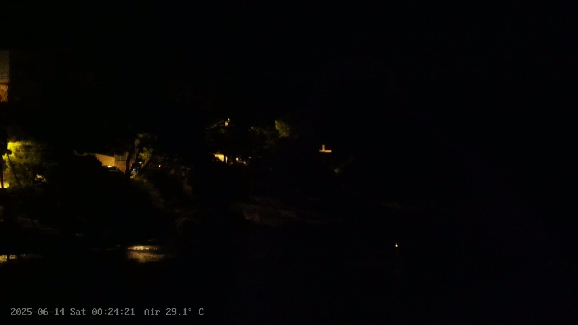 Dalmatia, Hvar Town  & Adriatic Coast Beach Kriza Panaromic Live Cam - Hvar, Grad Hvar, Split-Dalmatia, Croatia