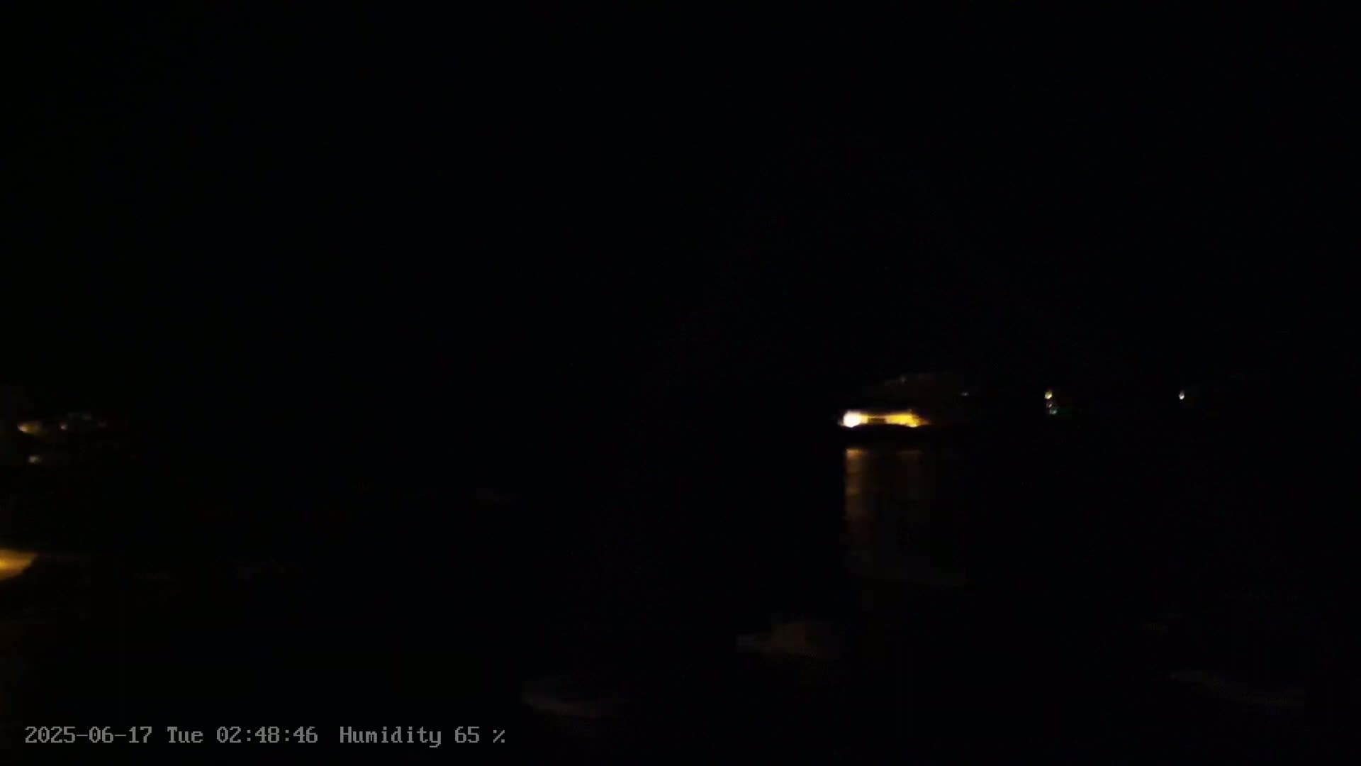 Dalmatia, Hvar Town  & Adriatic Coast Beach Kriza Panaromic Live Cam - Hvar, Grad Hvar, Split-Dalmatia, Croatia