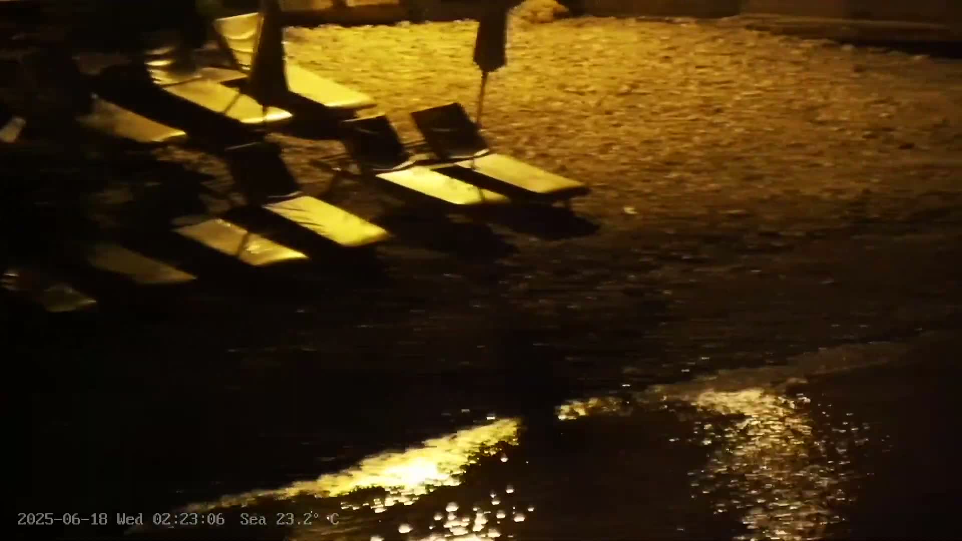 Dalmatia, Hvar Town  & Adriatic Coast Beach Kriza Panaromic Live Cam - Hvar, Grad Hvar, Split-Dalmatia, Croatia