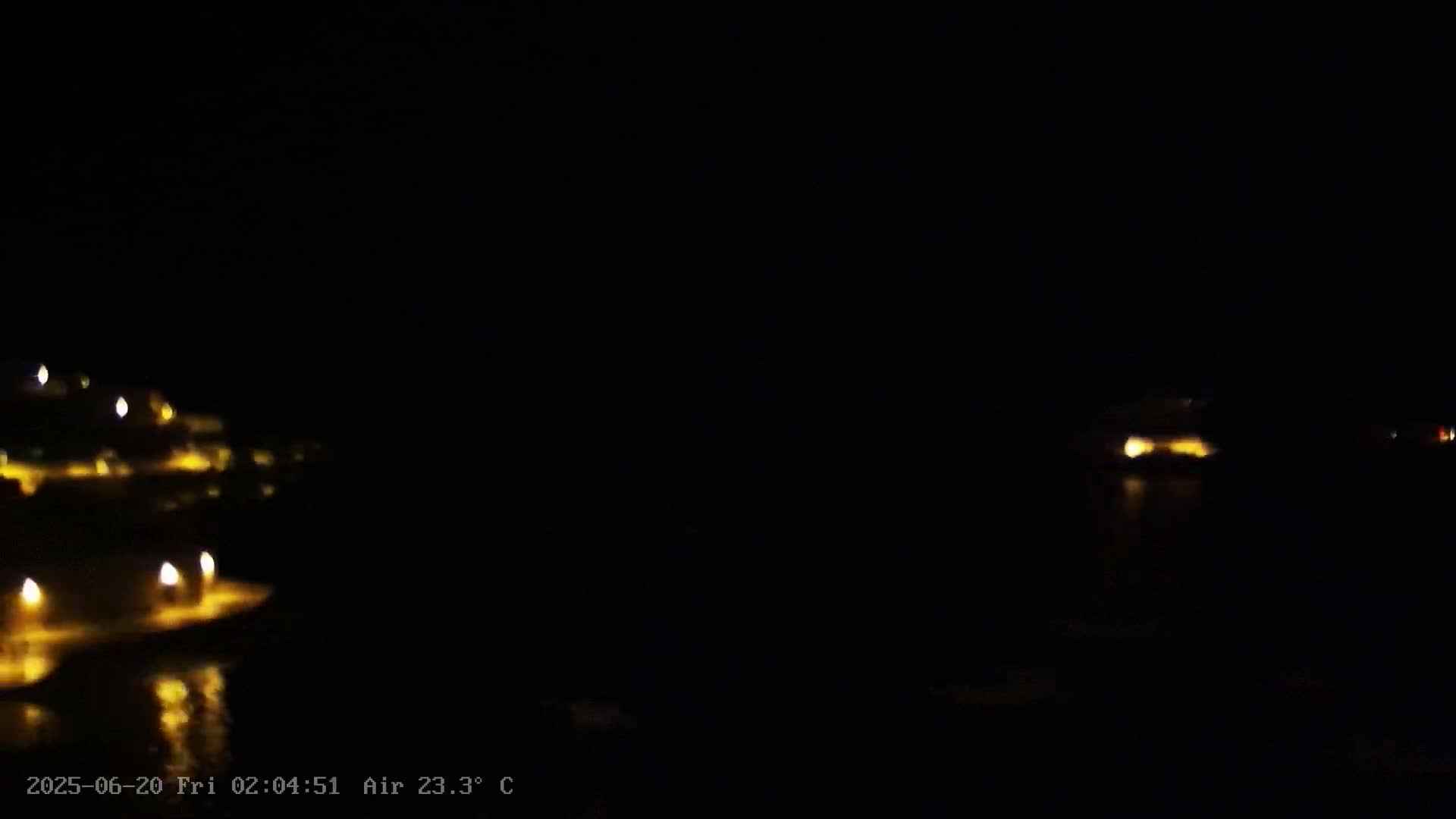 Dalmatia, Hvar Town  & Adriatic Coast Beach Kriza Panaromic Live Cam - Hvar, Grad Hvar, Split-Dalmatia, Croatia