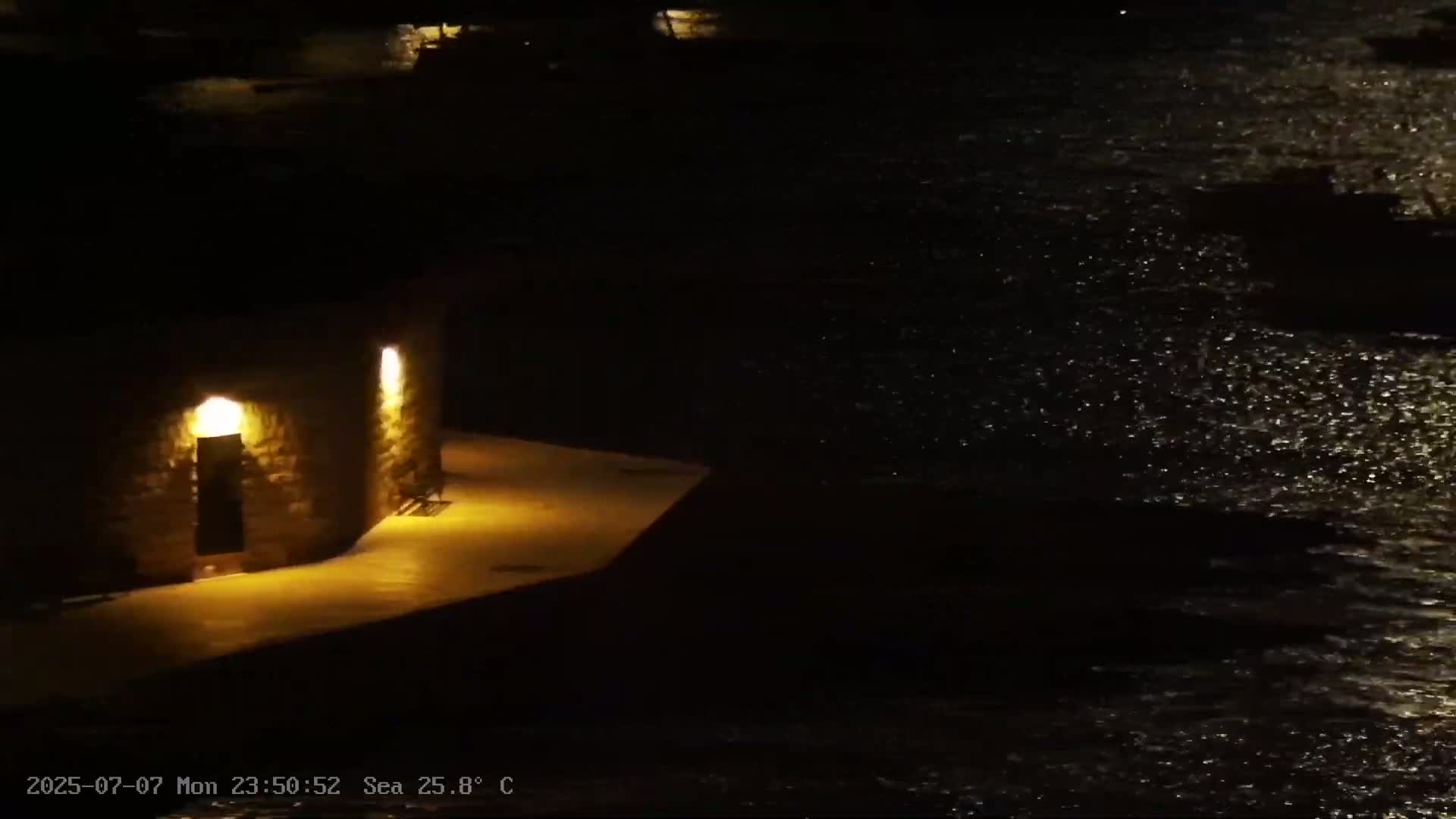 Dalmatia, Hvar Town  & Adriatic Coast Beach Kriza Panaromic Live Cam - Hvar, Grad Hvar, Split-Dalmatia, Croatia