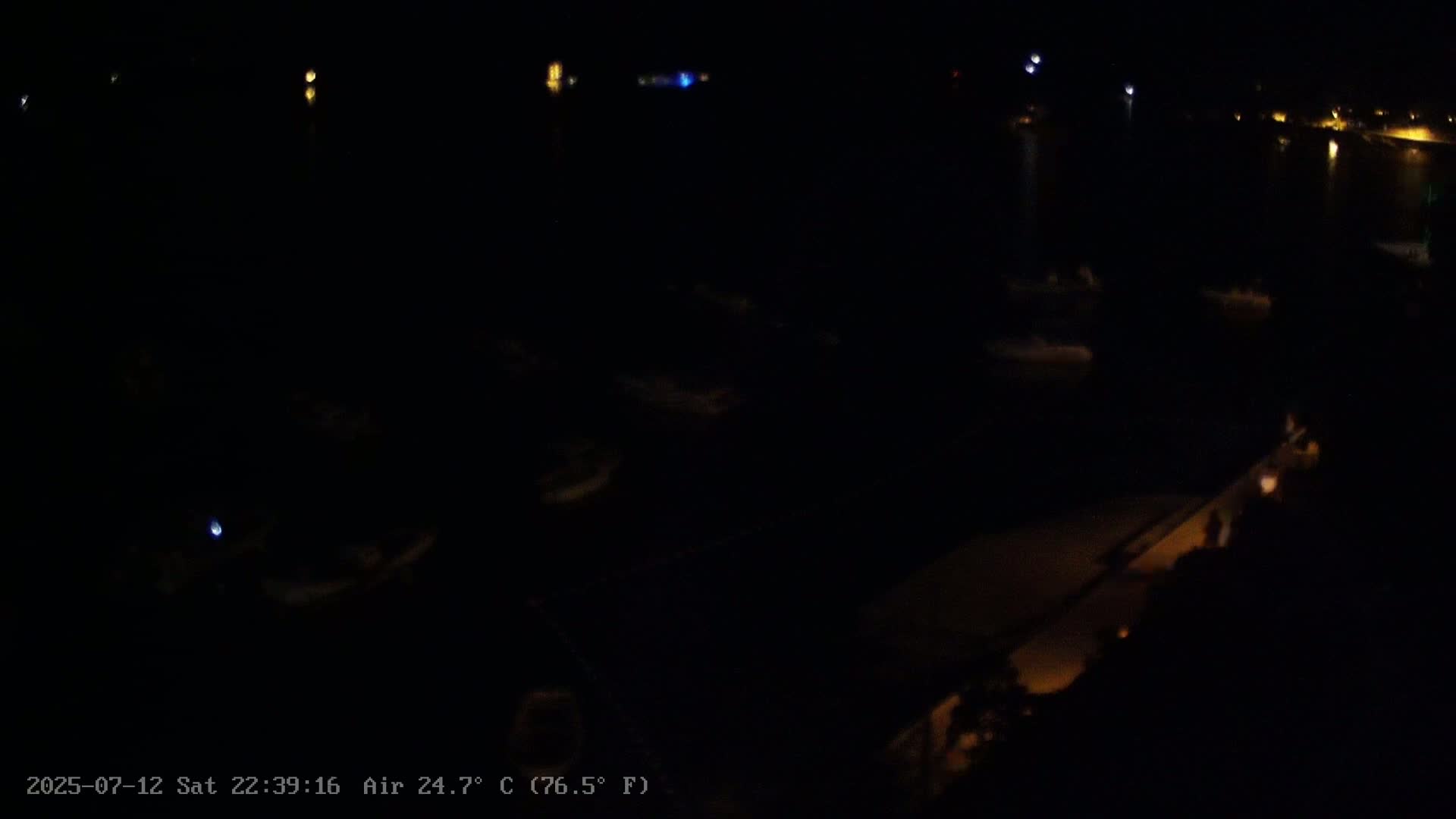 Dalmatia, Hvar Town  & Adriatic Coast Beach Kriza Panaromic Live Cam - Hvar, Grad Hvar, Split-Dalmatia, Croatia