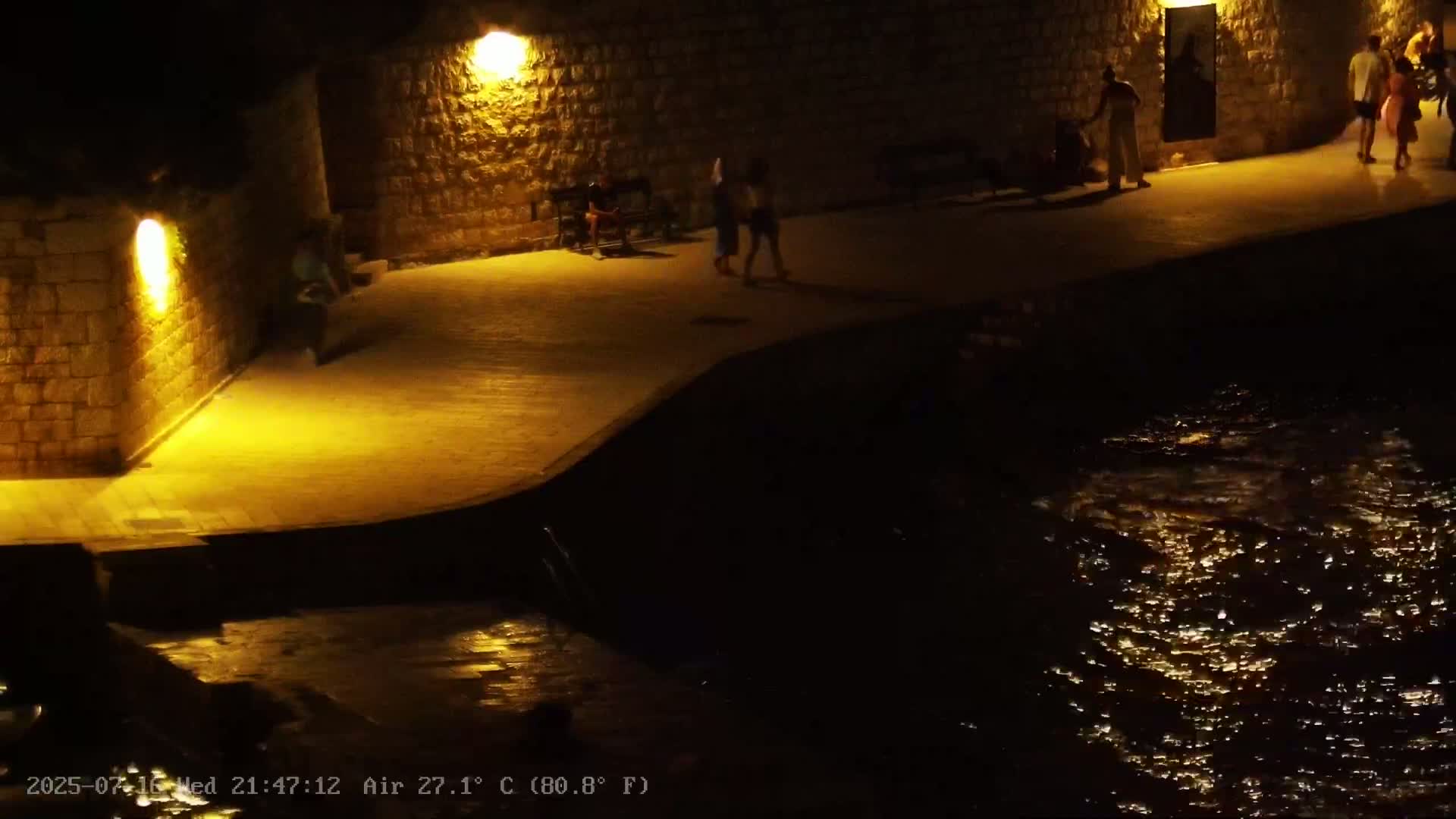 Dalmatia, Hvar Town  & Adriatic Coast Beach Kriza Panaromic Live Cam - Hvar, Grad Hvar, Split-Dalmatia, Croatia