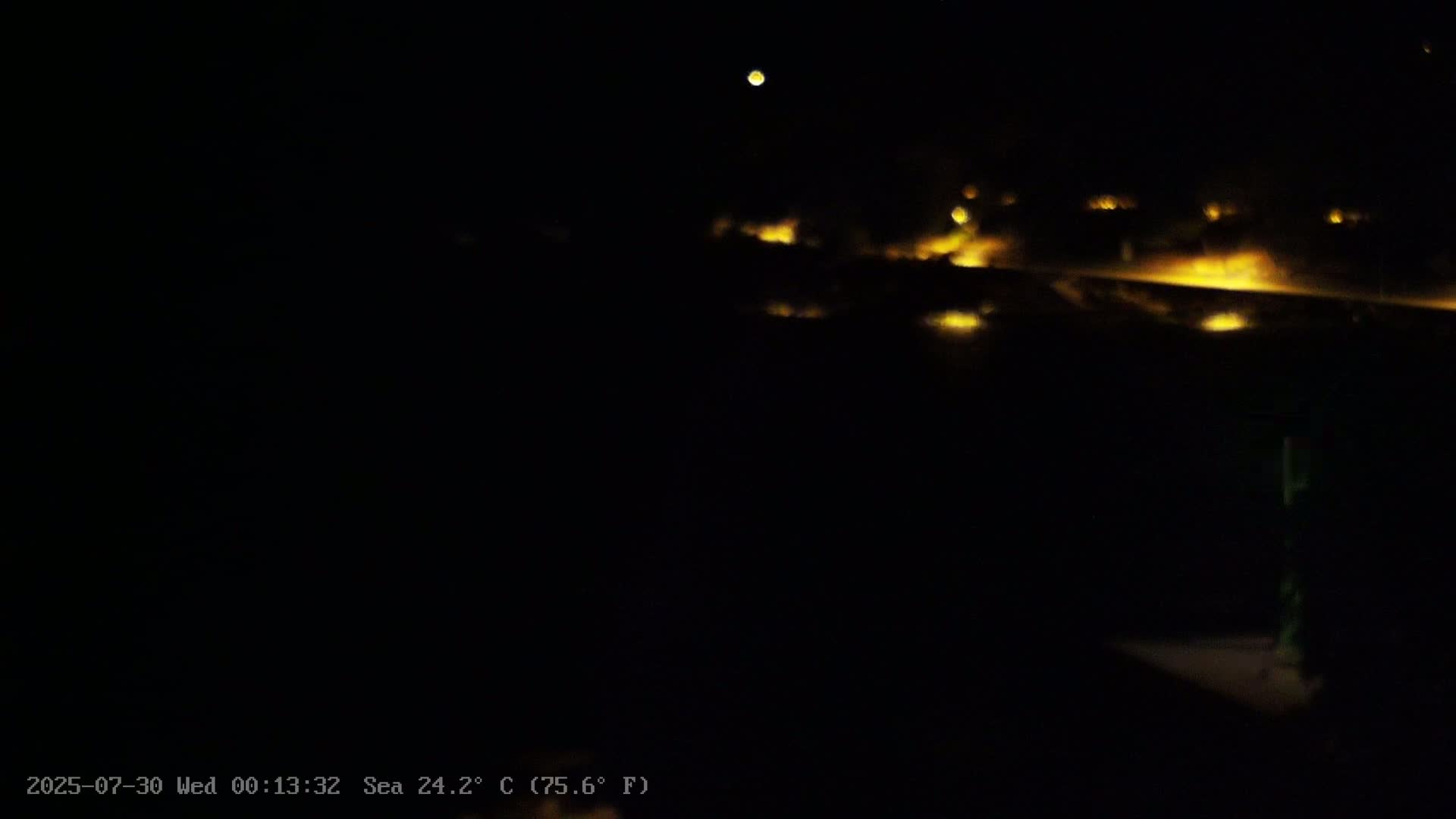 Dalmatia, Hvar Town  & Adriatic Coast Beach Kriza Panaromic Live Cam - Hvar, Grad Hvar, Split-Dalmatia, Croatia