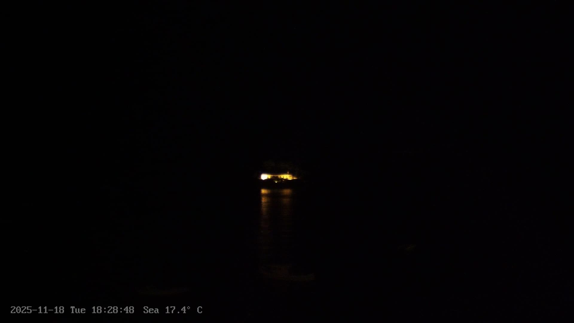 Dalmatia, Hvar Town  & Adriatic Coast Beach Kriza Panaromic Live Cam - Hvar, Grad Hvar, Split-Dalmatia, Croatia