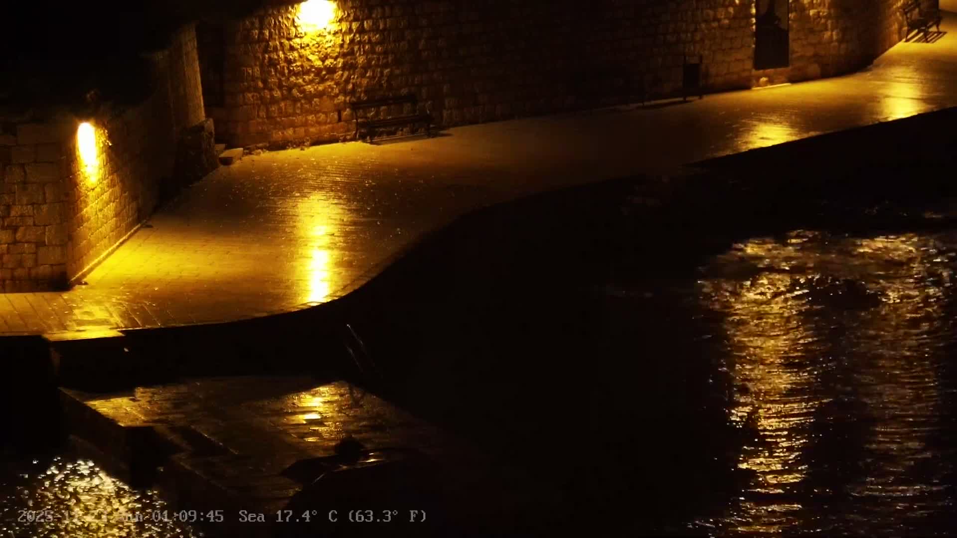 Dalmatia, Hvar Town  & Adriatic Coast Beach Kriza Panaromic Live Cam - Hvar, Grad Hvar, Split-Dalmatia, Croatia