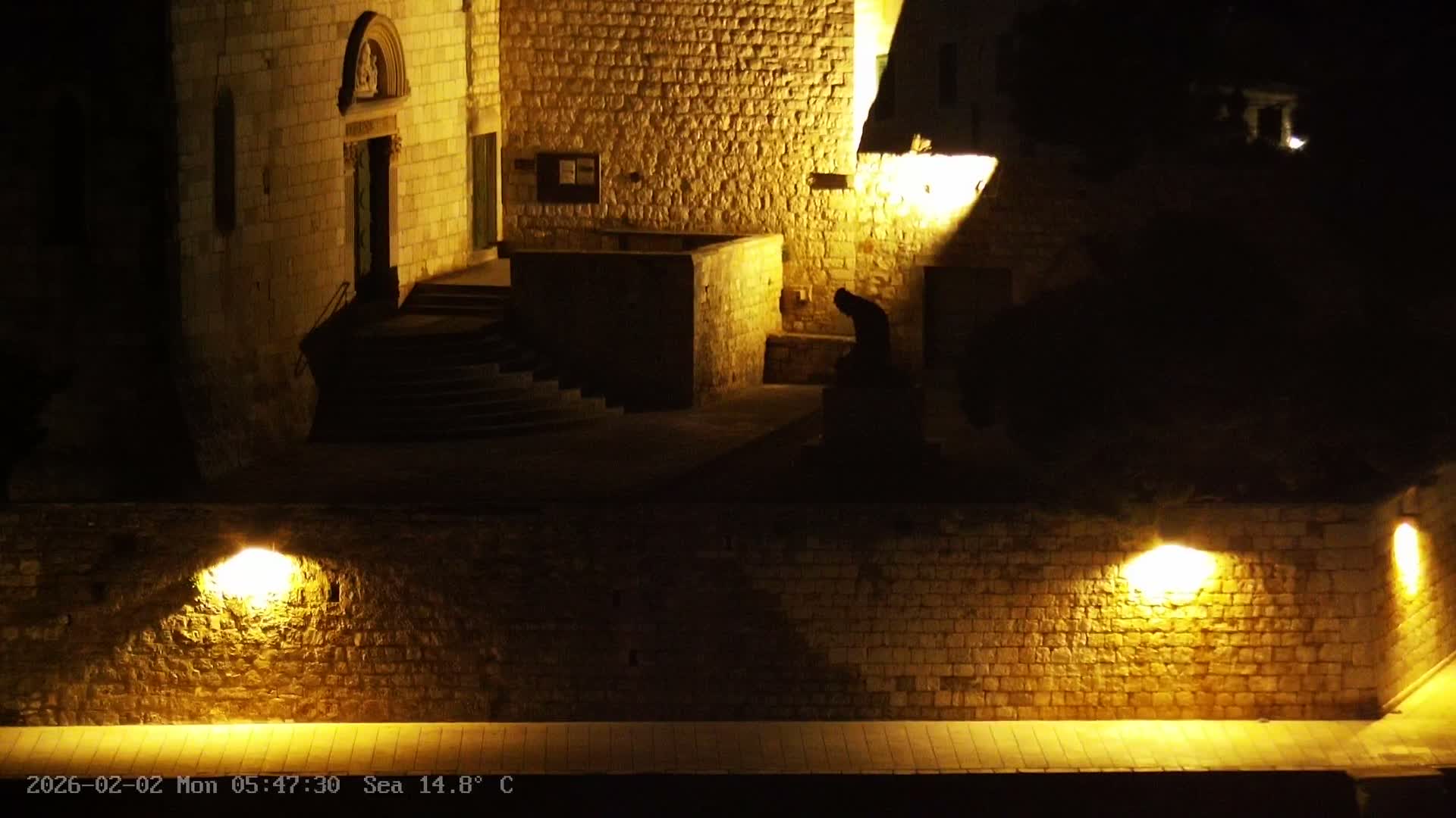 Dalmatia, Hvar Town  & Adriatic Coast Beach Kriza Panaromic Live Cam - Hvar, Grad Hvar, Split-Dalmatia, Croatia