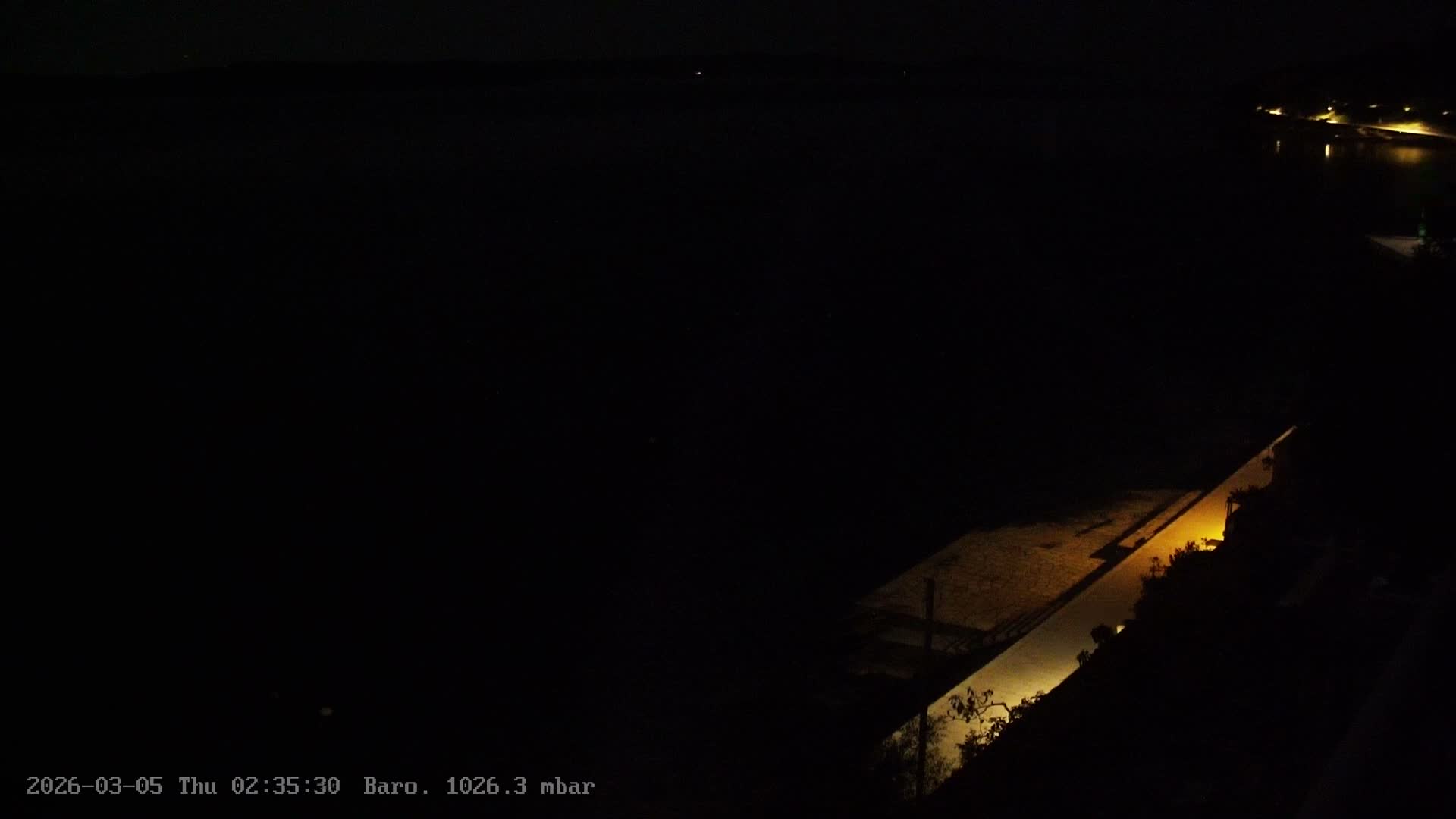 Dalmatia, Hvar Town  & Adriatic Coast Beach Kriza Panaromic Live Cam - Hvar, Grad Hvar, Split-Dalmatia, Croatia