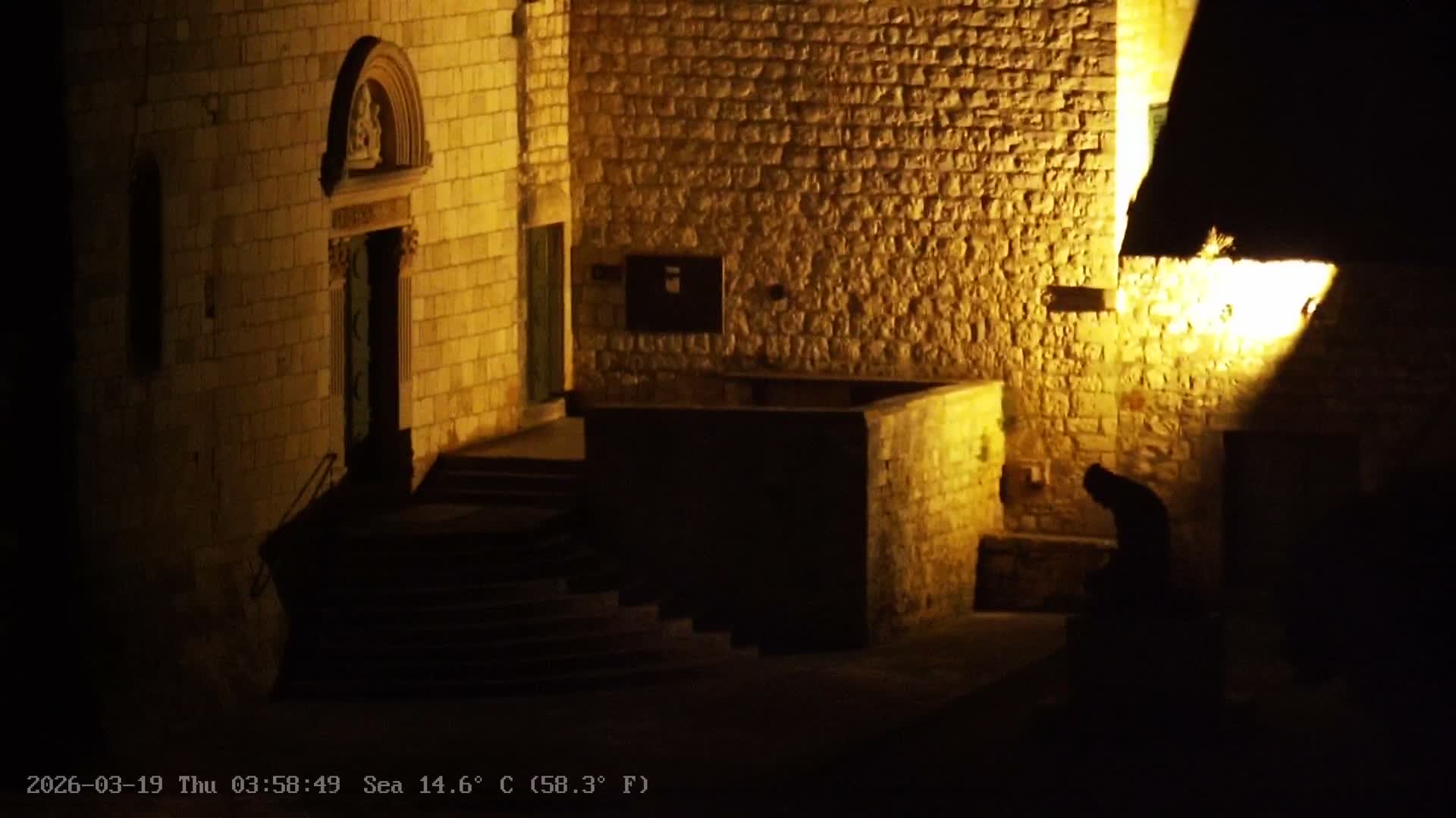 Dalmatia, Hvar Town  & Adriatic Coast Beach Kriza Panaromic Live Cam - Hvar, Grad Hvar, Split-Dalmatia, Croatia