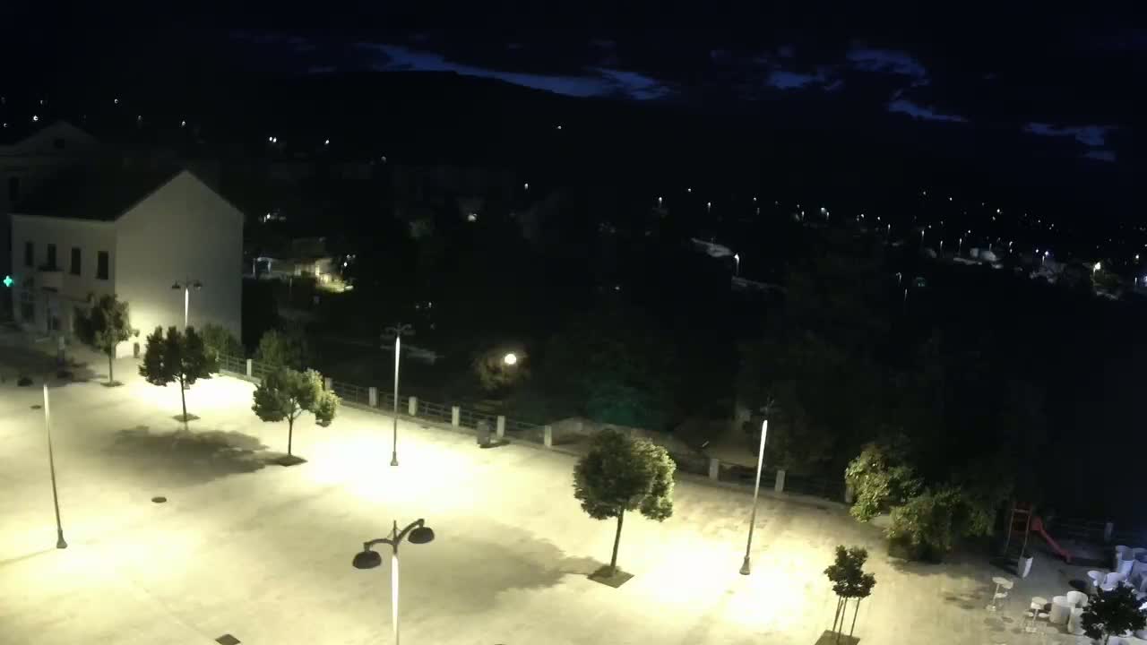 Drniš Town Skyline & Promina Mountain Live Cam - Drnis, Grad Drnis, Šibenik-Knin, Croatia