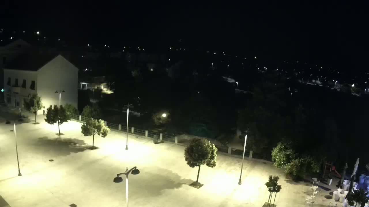 Drniš Town Skyline & Promina Mountain Live Cam - Drnis, Grad Drnis, Šibenik-Knin, Croatia