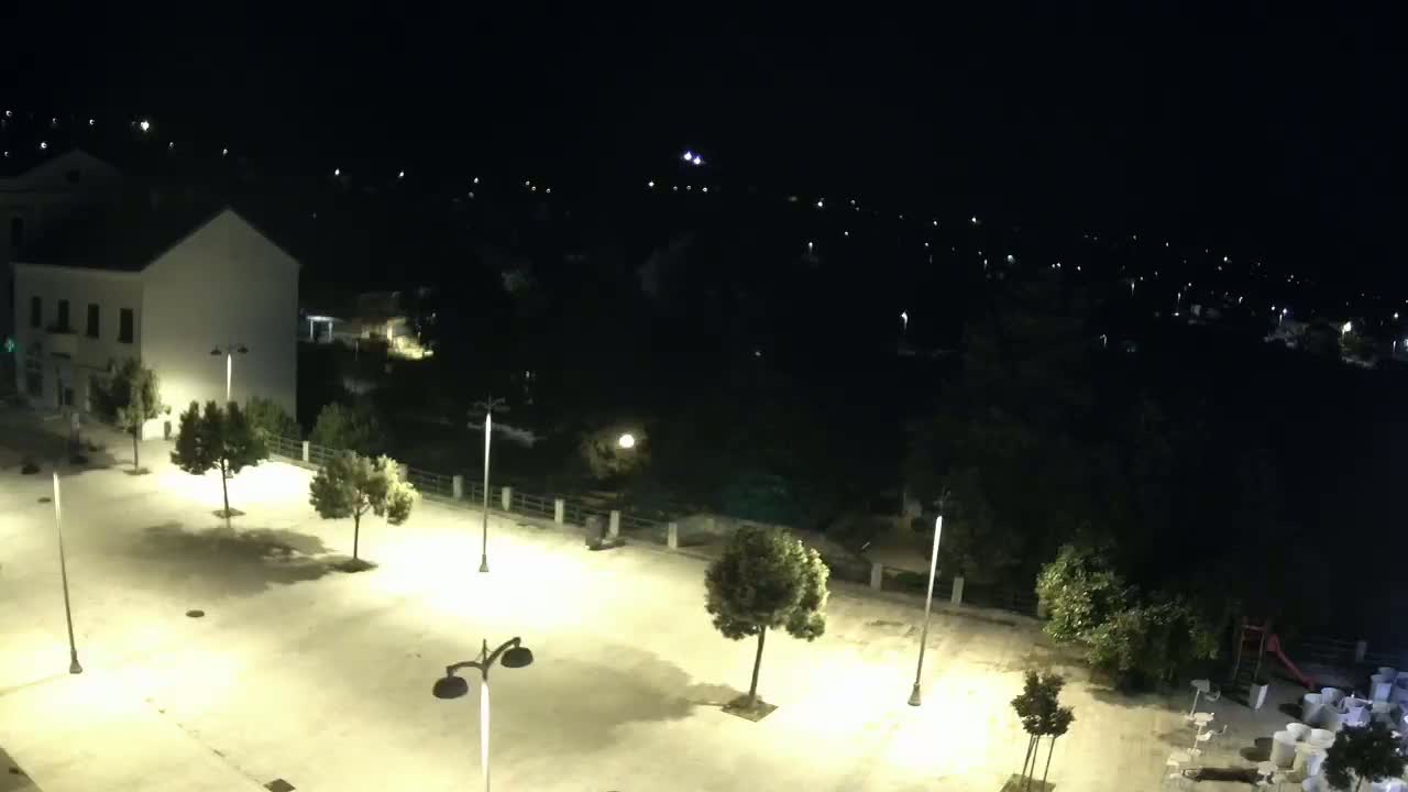 Drniš Town Skyline & Promina Mountain Live Cam - Drnis, Grad Drnis, Šibenik-Knin, Croatia