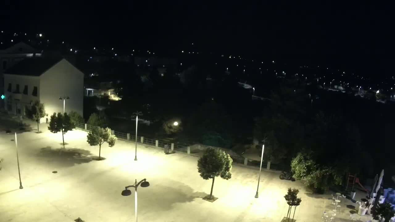 Drniš Town Skyline & Promina Mountain Live Cam - Drnis, Grad Drnis, Šibenik-Knin, Croatia