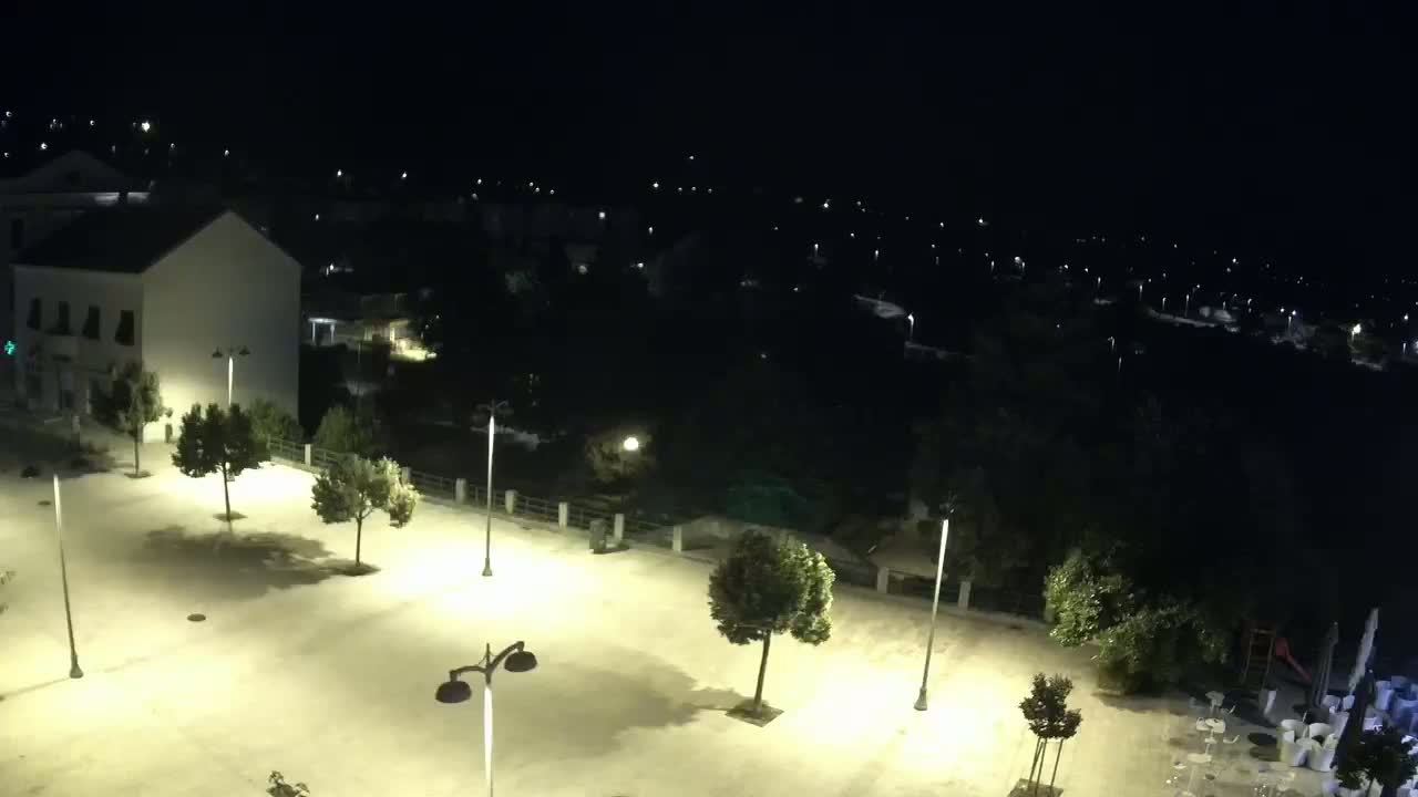 Drniš Town Skyline & Promina Mountain Live Cam - Drnis, Grad Drnis, Šibenik-Knin, Croatia