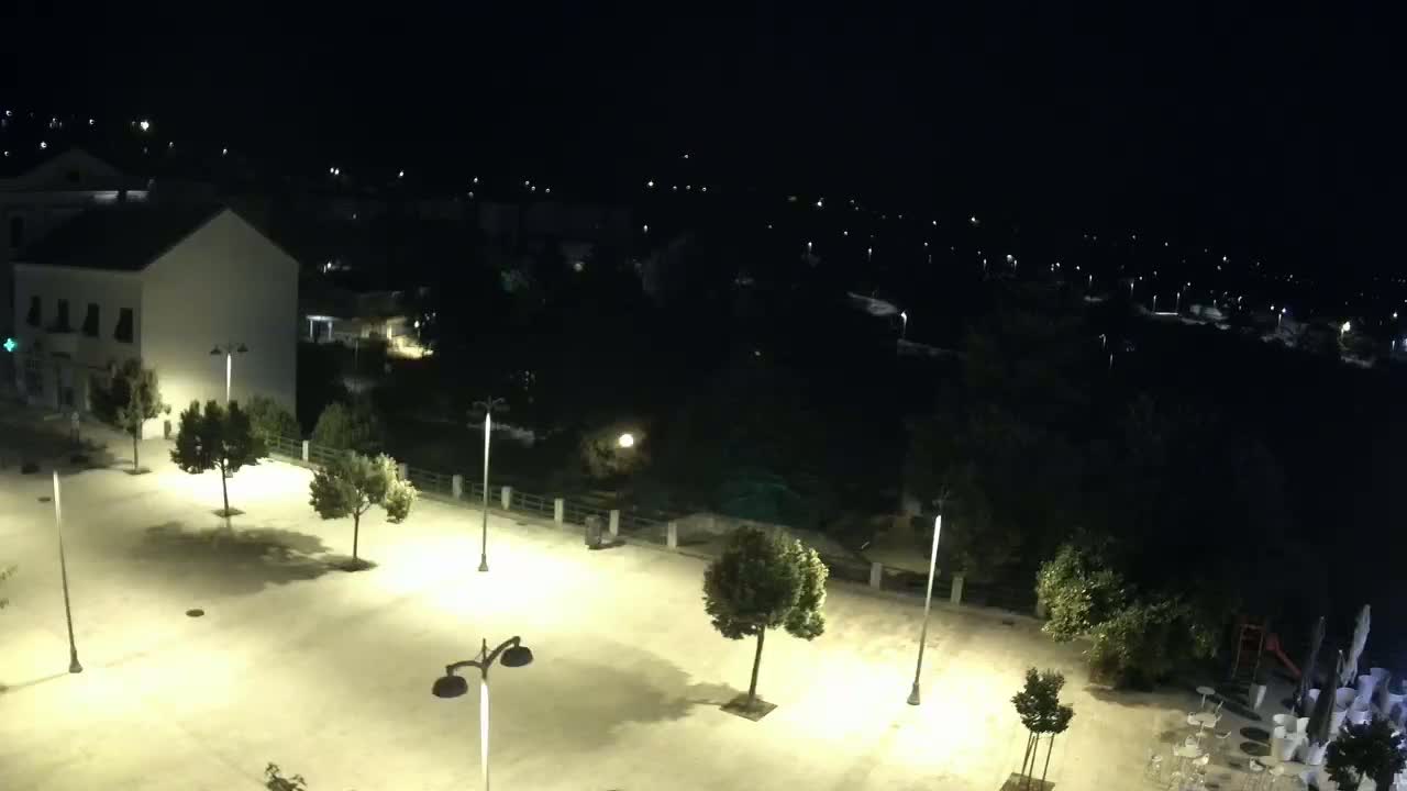 Drniš Town Skyline & Promina Mountain Live Cam - Drnis, Grad Drnis, Šibenik-Knin, Croatia