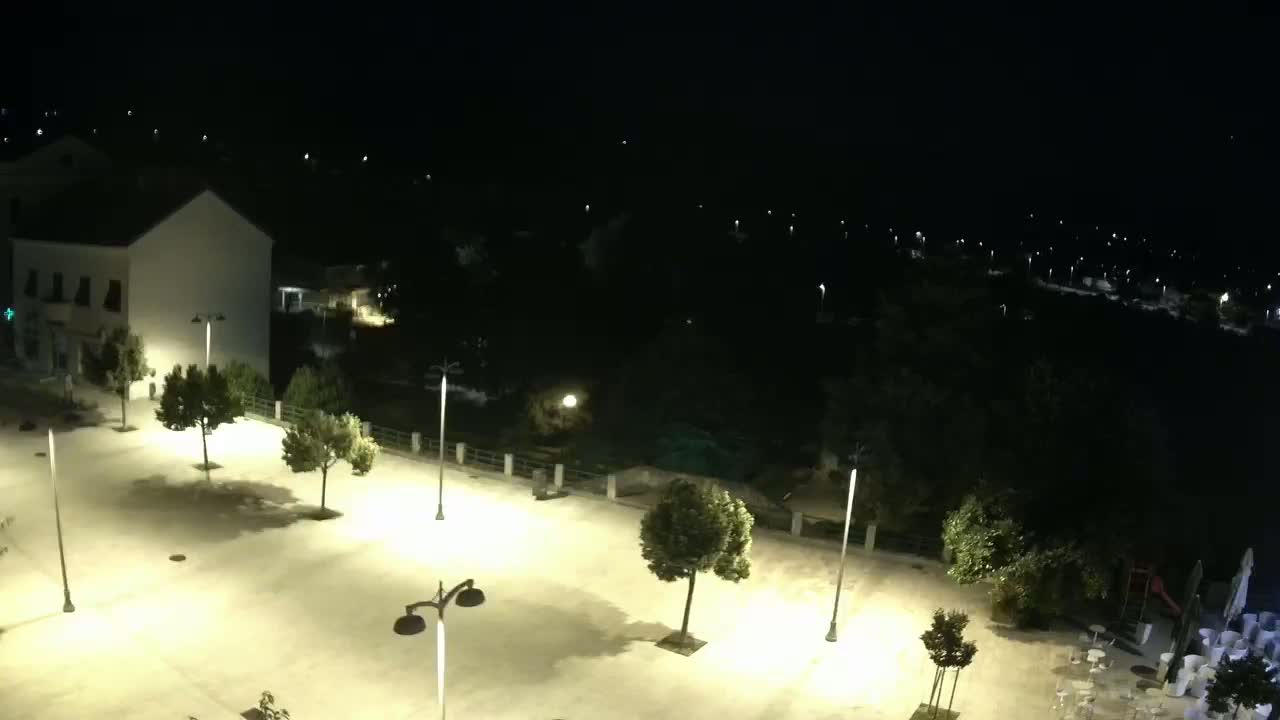 Drniš Town Skyline & Promina Mountain Live Cam - Drnis, Grad Drnis, Šibenik-Knin, Croatia