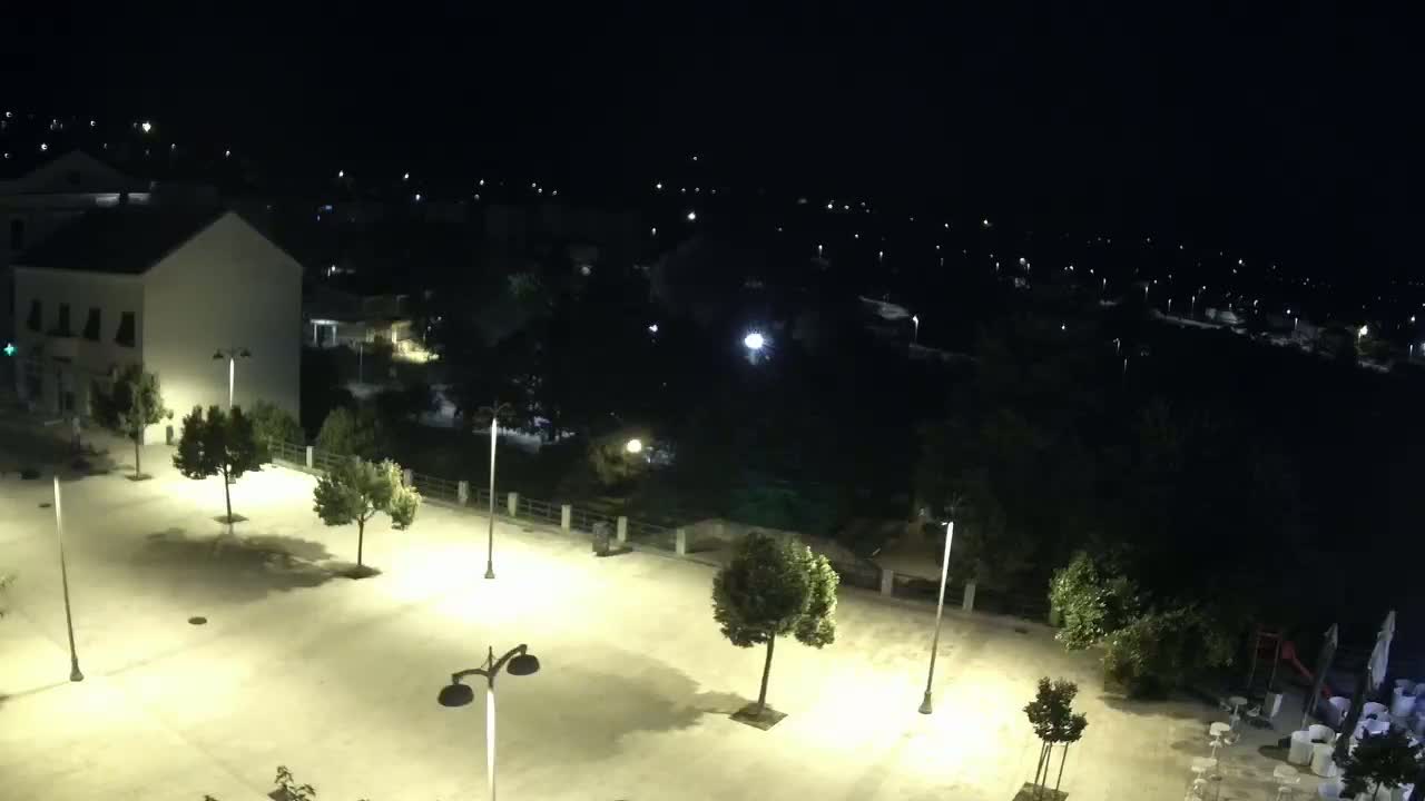 Drniš Town Skyline & Promina Mountain Live Cam - Drnis, Grad Drnis, Šibenik-Knin, Croatia