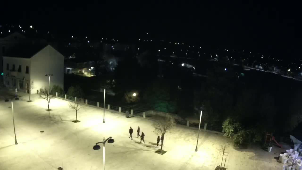 Drniš Town Skyline & Promina Mountain Live Cam - Drnis, Grad Drnis, Šibenik-Knin, Croatia