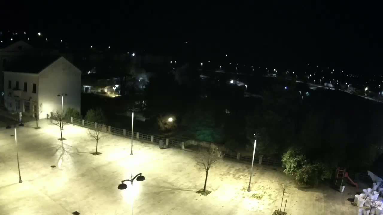 Drniš Town Skyline & Promina Mountain Live Cam - Drnis, Grad Drnis, Šibenik-Knin, Croatia