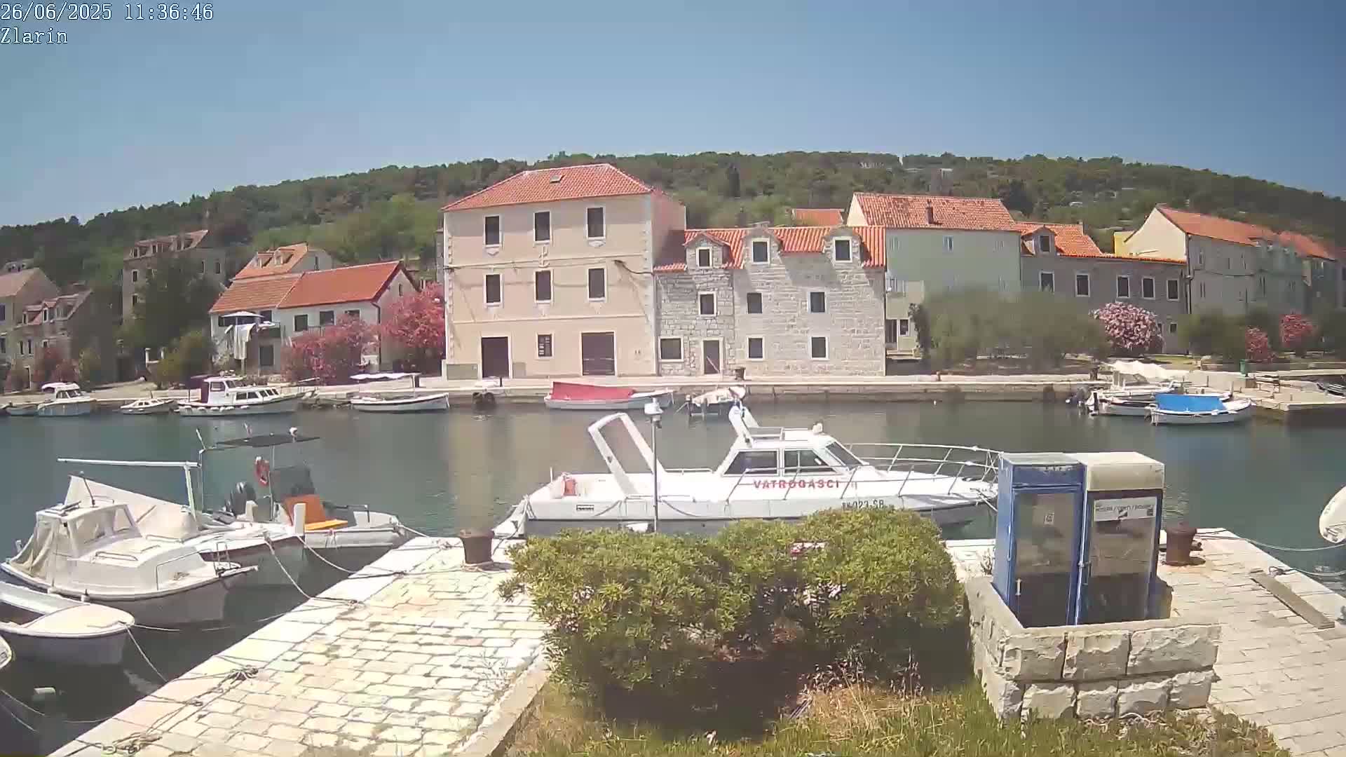 Zlarin Village & Marine & Dalmatia Coast Live Cam - Zlarin , Sibenic,  Šibenik-Knin, Croatia