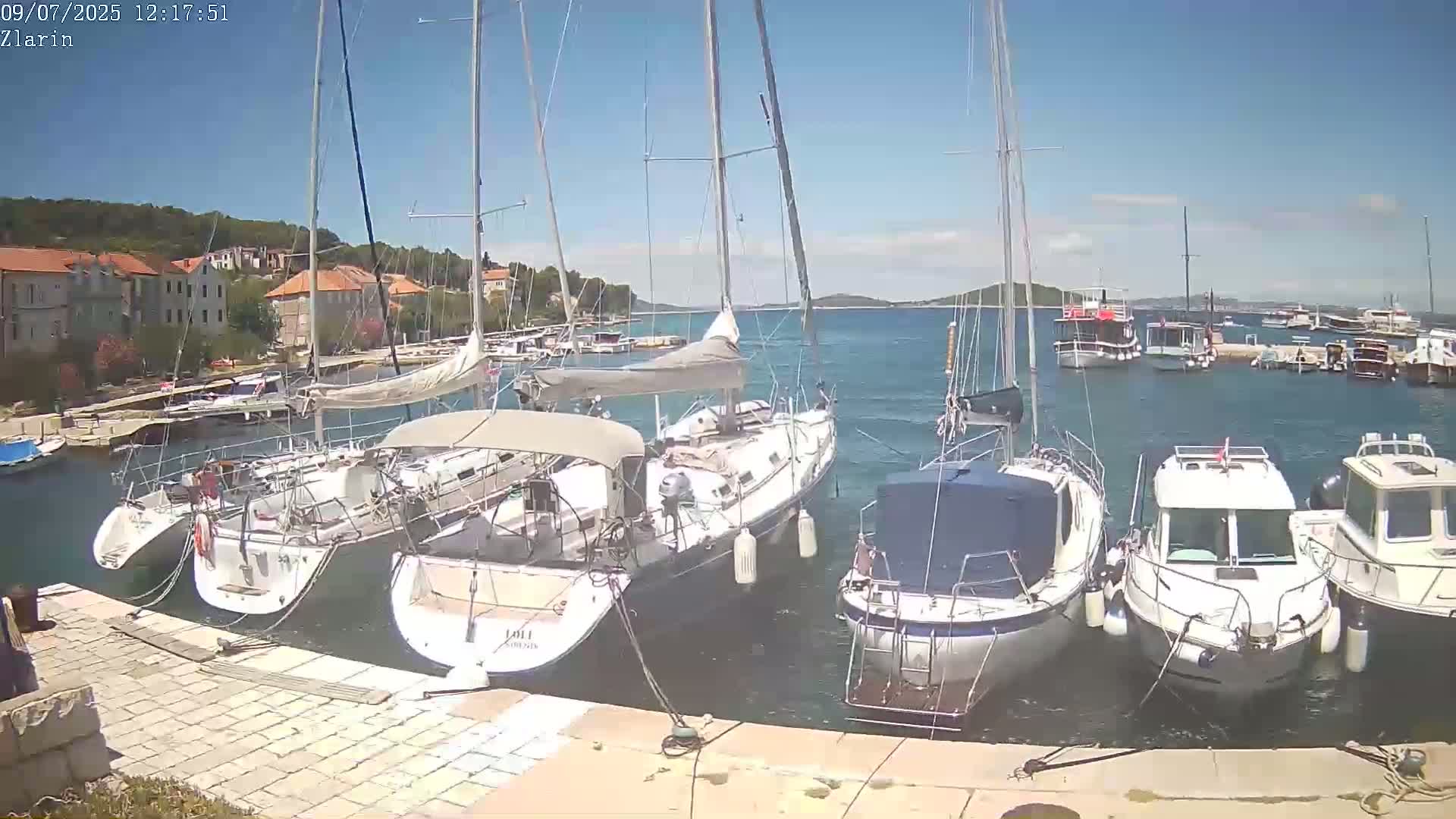 Zlarin Village & Marine & Dalmatia Coast Live Cam - Zlarin , Sibenic,  Šibenik-Knin, Croatia
