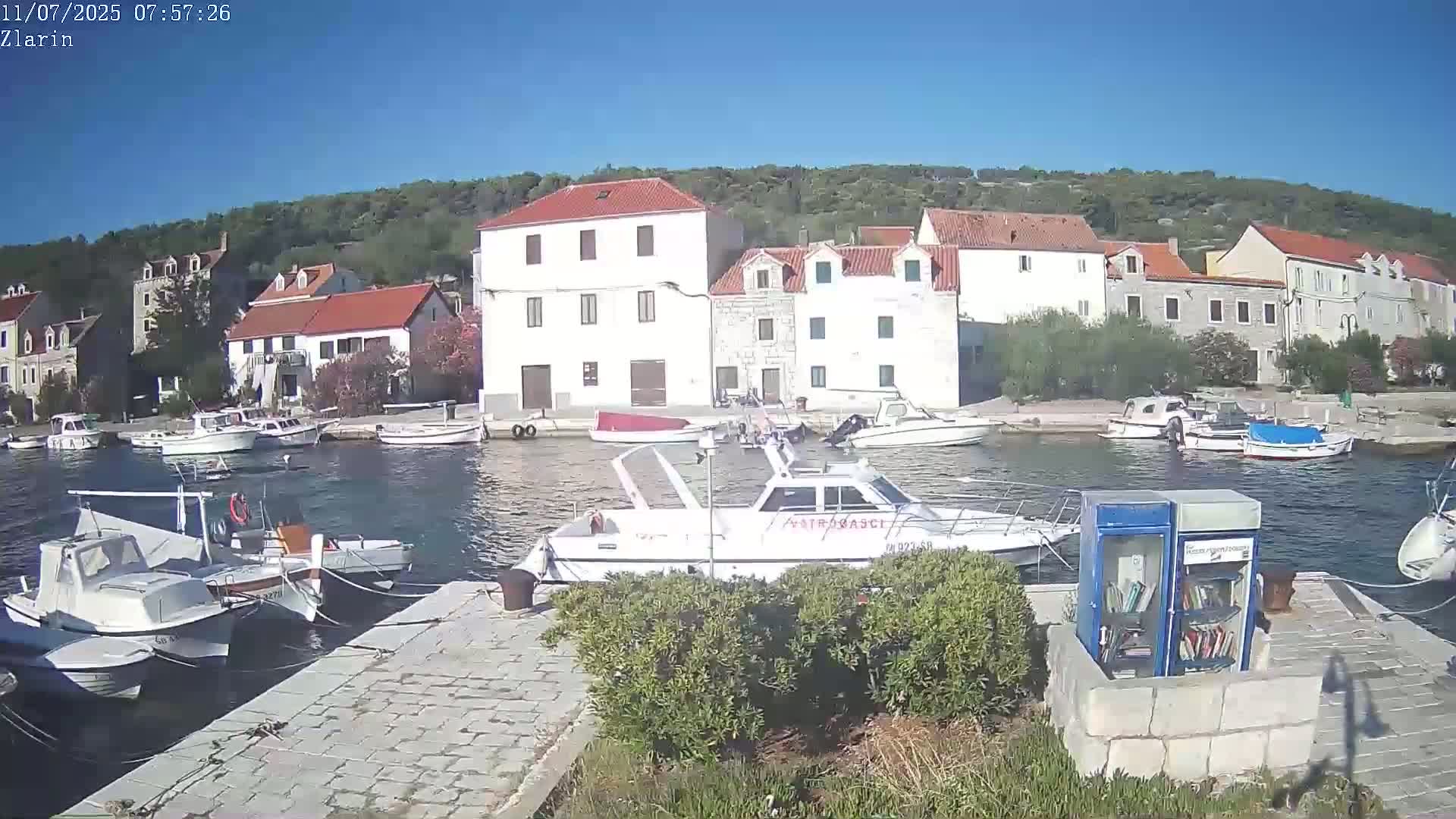 Zlarin Village & Marine & Dalmatia Coast Live Cam - Zlarin , Sibenic,  Šibenik-Knin, Croatia