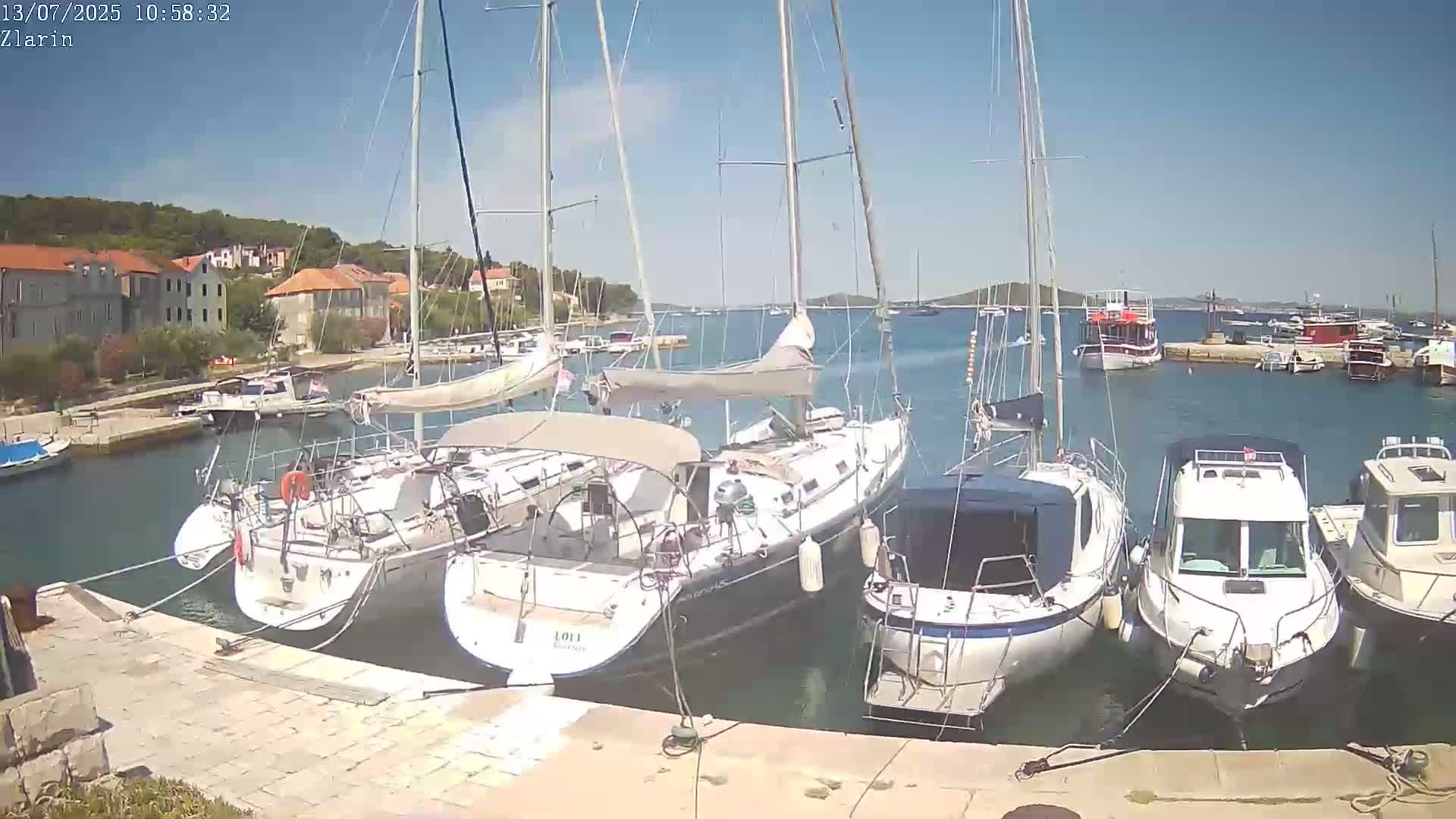 Zlarin Village & Marine & Dalmatia Coast Live Cam - Zlarin , Sibenic,  Šibenik-Knin, Croatia