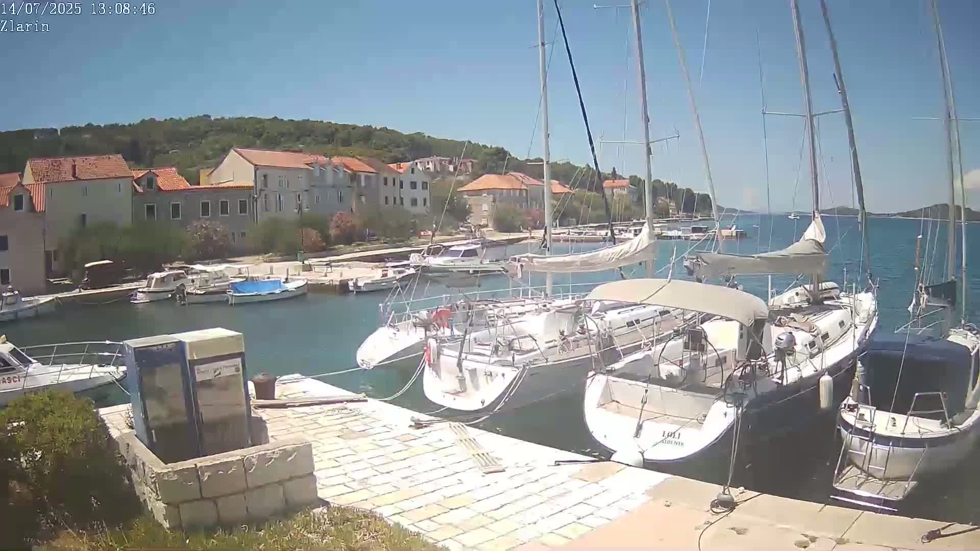 Zlarin Village & Marine & Dalmatia Coast Live Cam - Zlarin , Sibenic,  Šibenik-Knin, Croatia
