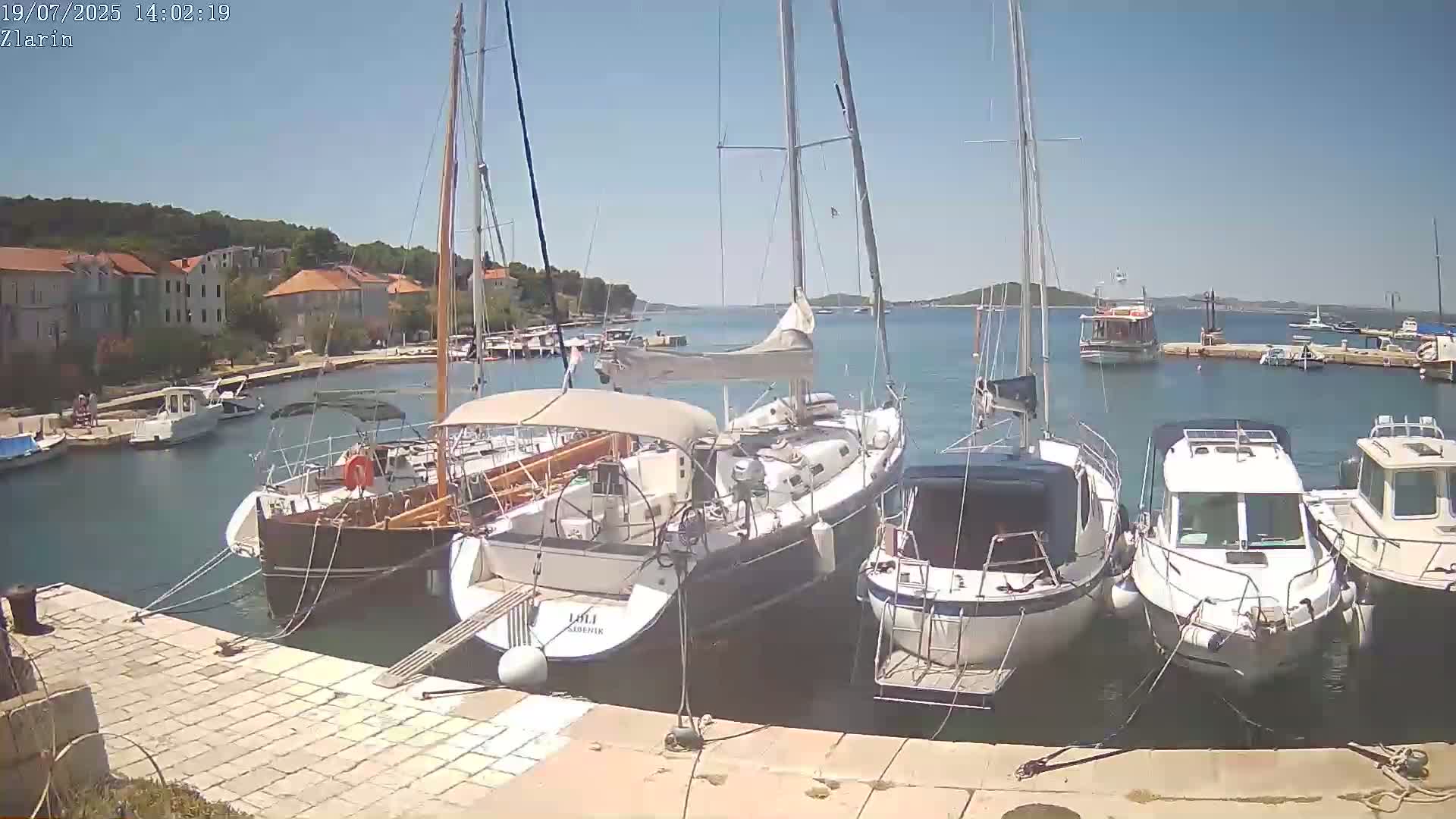 Zlarin Village & Marine & Dalmatia Coast Live Cam - Zlarin , Sibenic,  Šibenik-Knin, Croatia