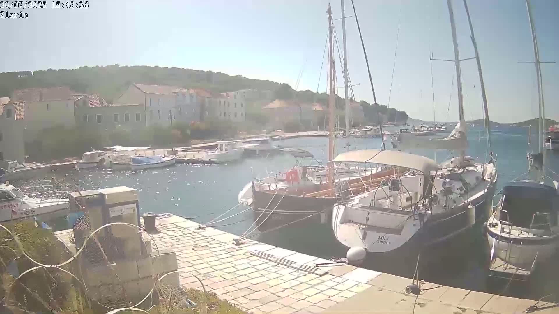 Zlarin Village & Marine & Dalmatia Coast Live Cam - Zlarin , Sibenic,  Šibenik-Knin, Croatia