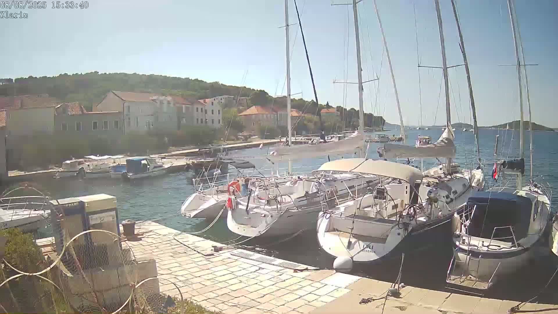 Zlarin Village & Marine & Dalmatia Coast Live Cam - Zlarin , Sibenic,  Šibenik-Knin, Croatia