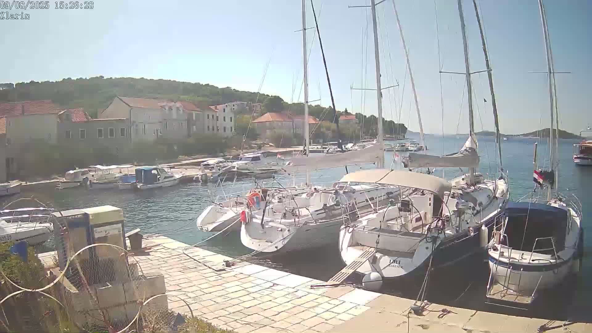 Zlarin Village & Marine & Dalmatia Coast Live Cam - Zlarin , Sibenic,  Šibenik-Knin, Croatia