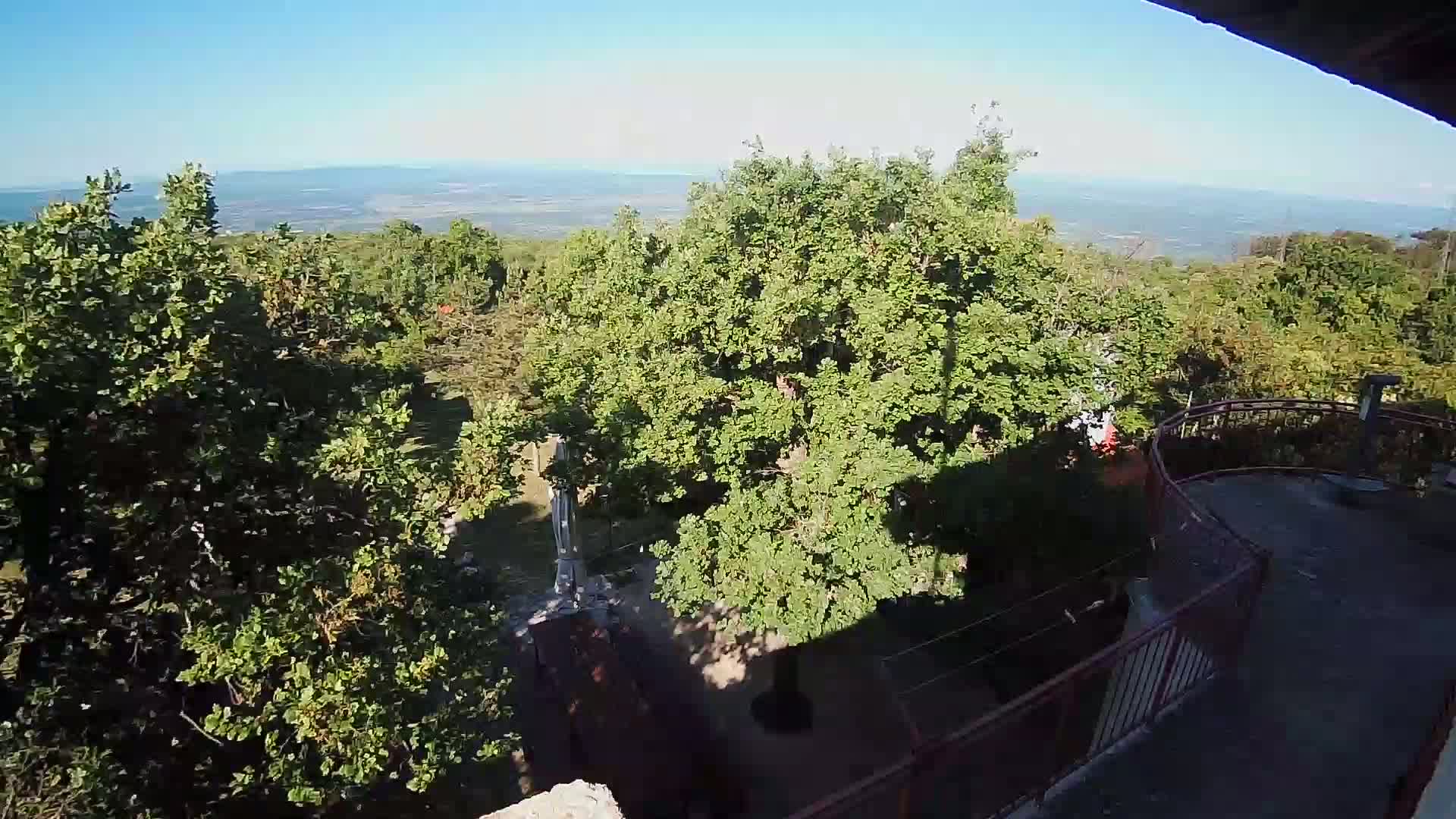 Promina Mountain (855m) Observation Deck Live Cam - Siverić, Grad Drnis, Šibenik-Knin, Croatia