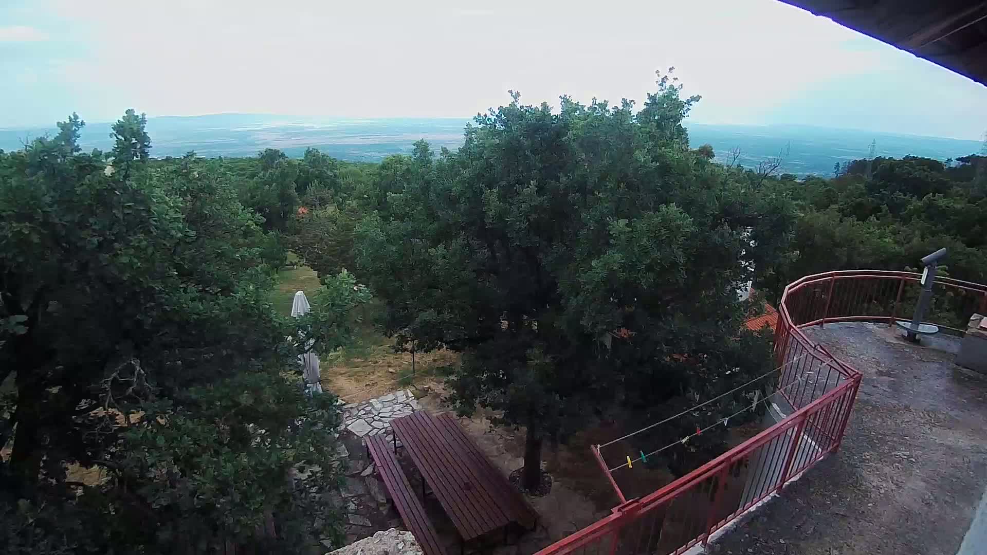 Promina Mountain (855m) Observation Deck Live Cam - Siverić, Grad Drnis, Šibenik-Knin, Croatia