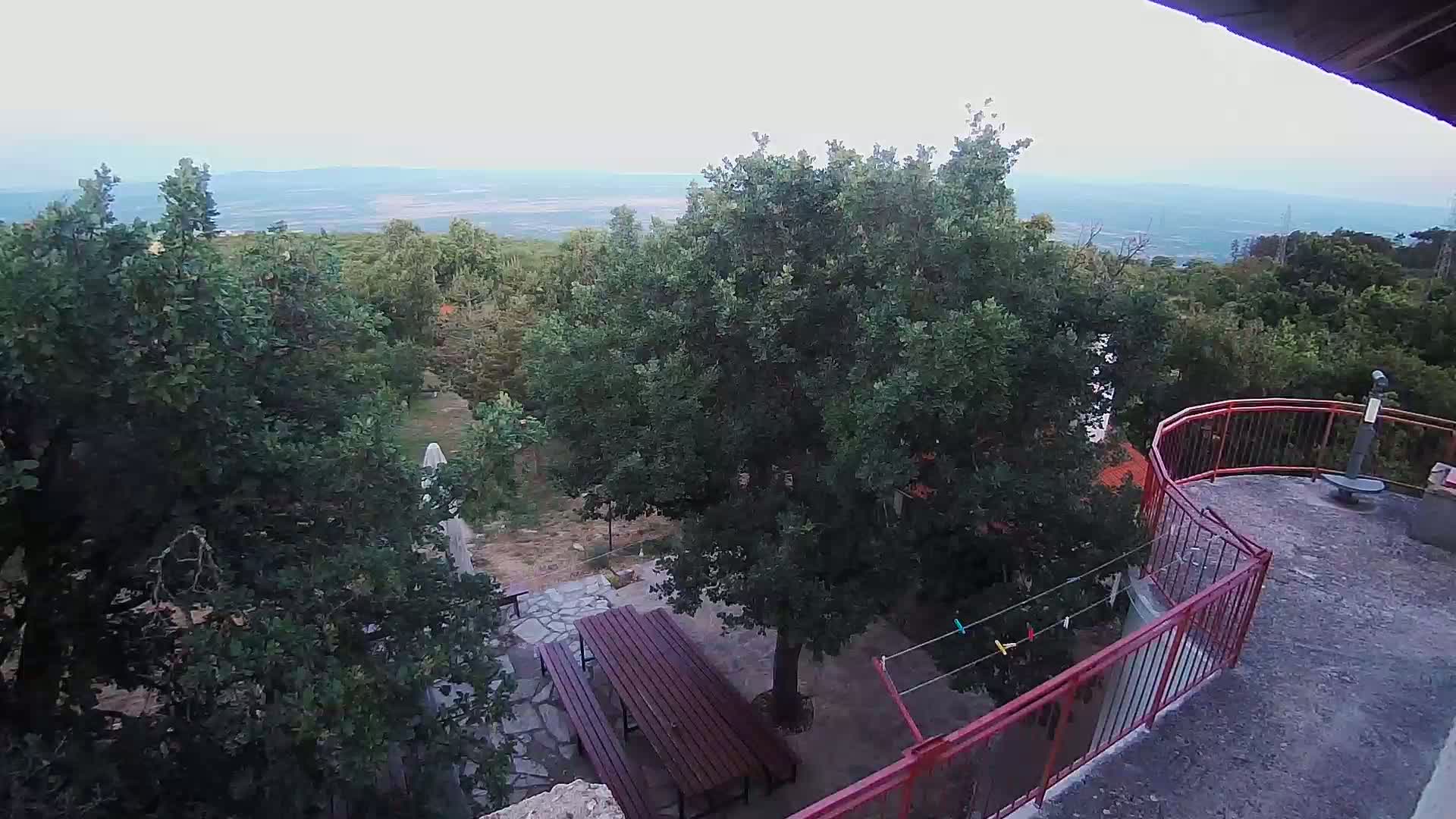 Promina Mountain (855m) Observation Deck Live Cam - Siverić, Grad Drnis, Šibenik-Knin, Croatia