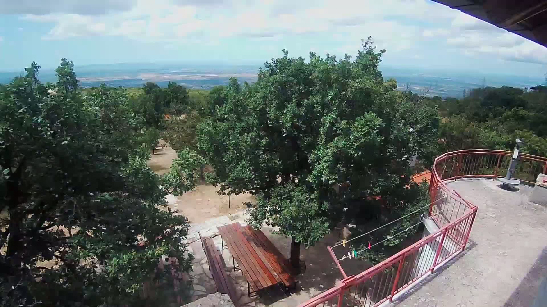 Promina Mountain (855m) Observation Deck Live Cam - Siverić, Grad Drnis, Šibenik-Knin, Croatia