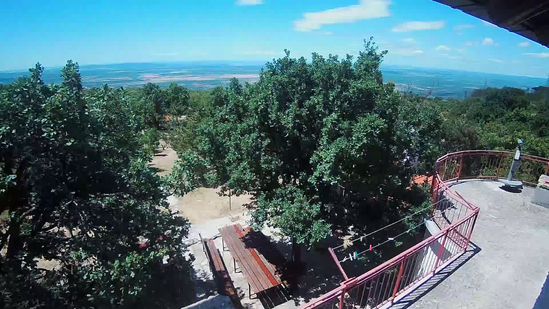 Promina Mountain (855m) Observation Deck Live Cam - Siverić, Grad Drnis, Šibenik-Knin, Croatia