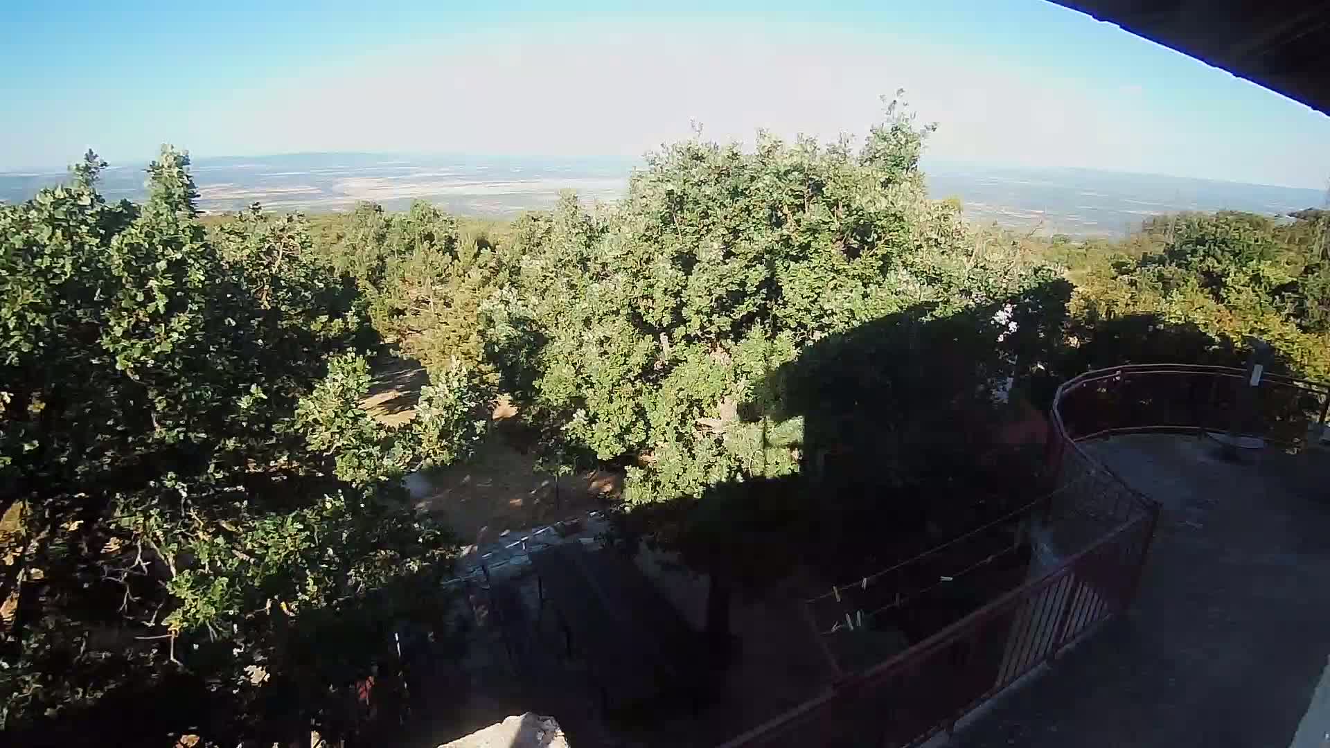 Promina Mountain (855m) Observation Deck Live Cam - Siverić, Grad Drnis, Šibenik-Knin, Croatia