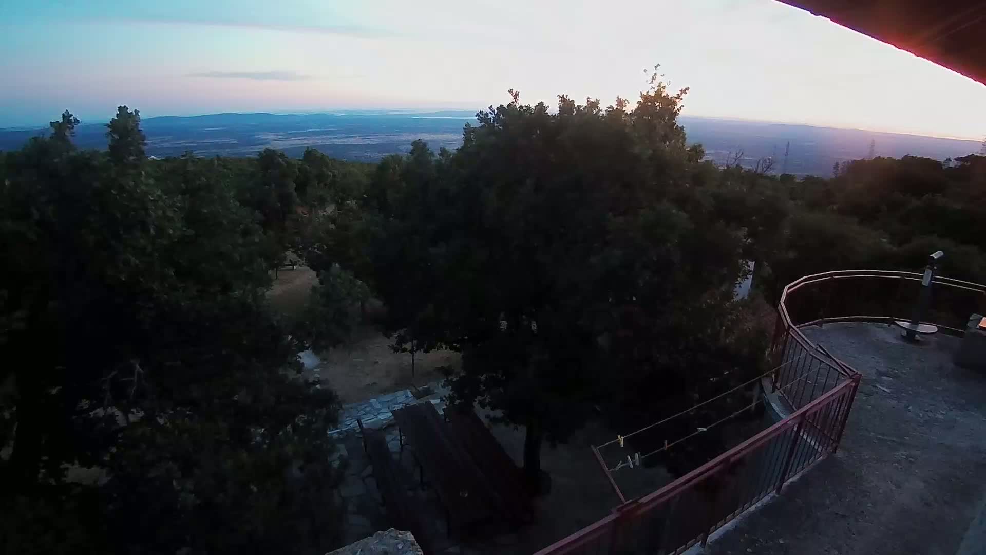 Promina Mountain (855m) Observation Deck Live Cam - Siverić, Grad Drnis, Šibenik-Knin, Croatia
